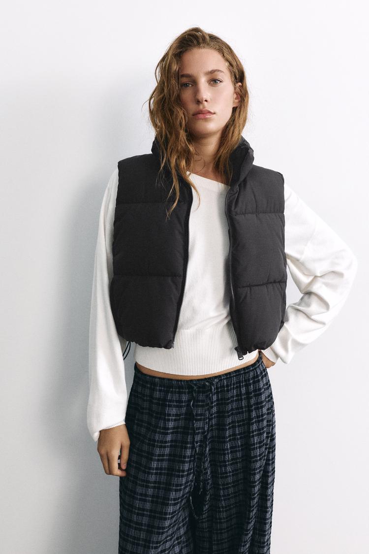 Padded gilet — Black