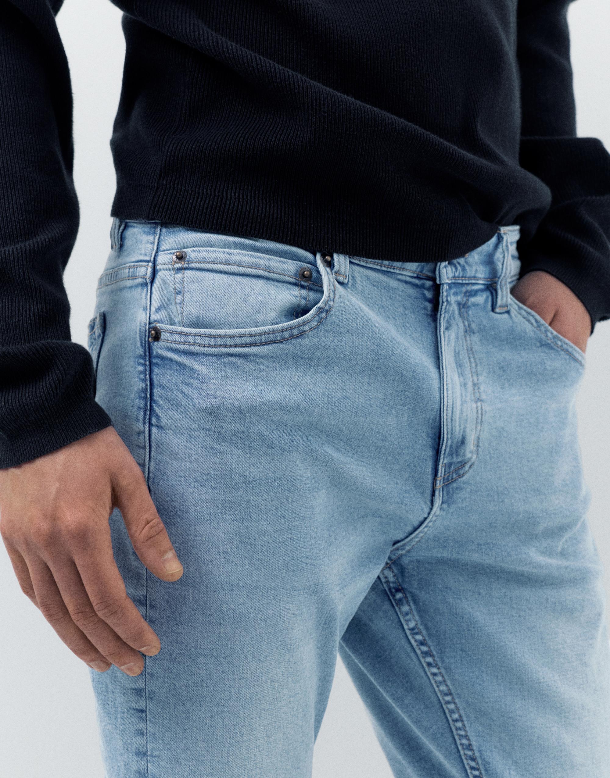 Basic skinny jeans — Pale indigo
