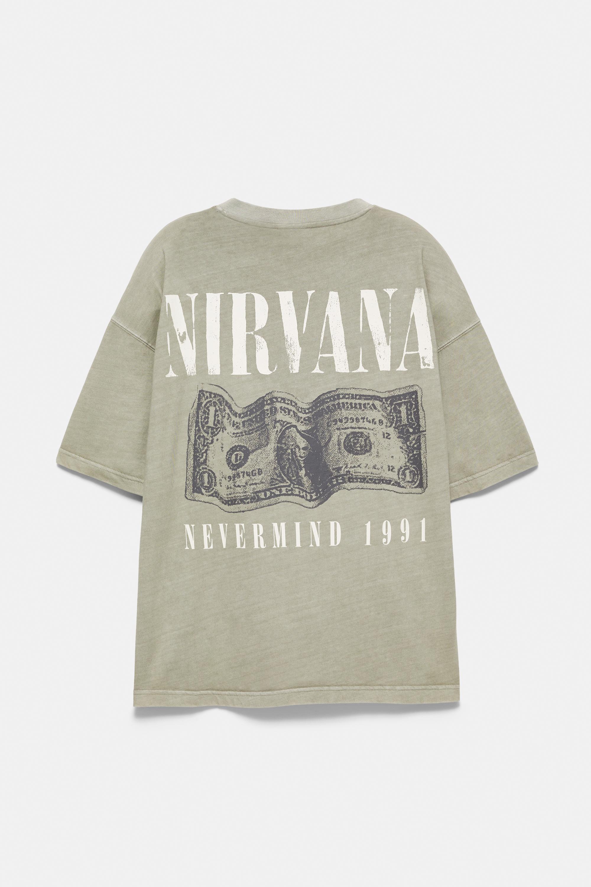 Nirvana T-shirt — Khaki