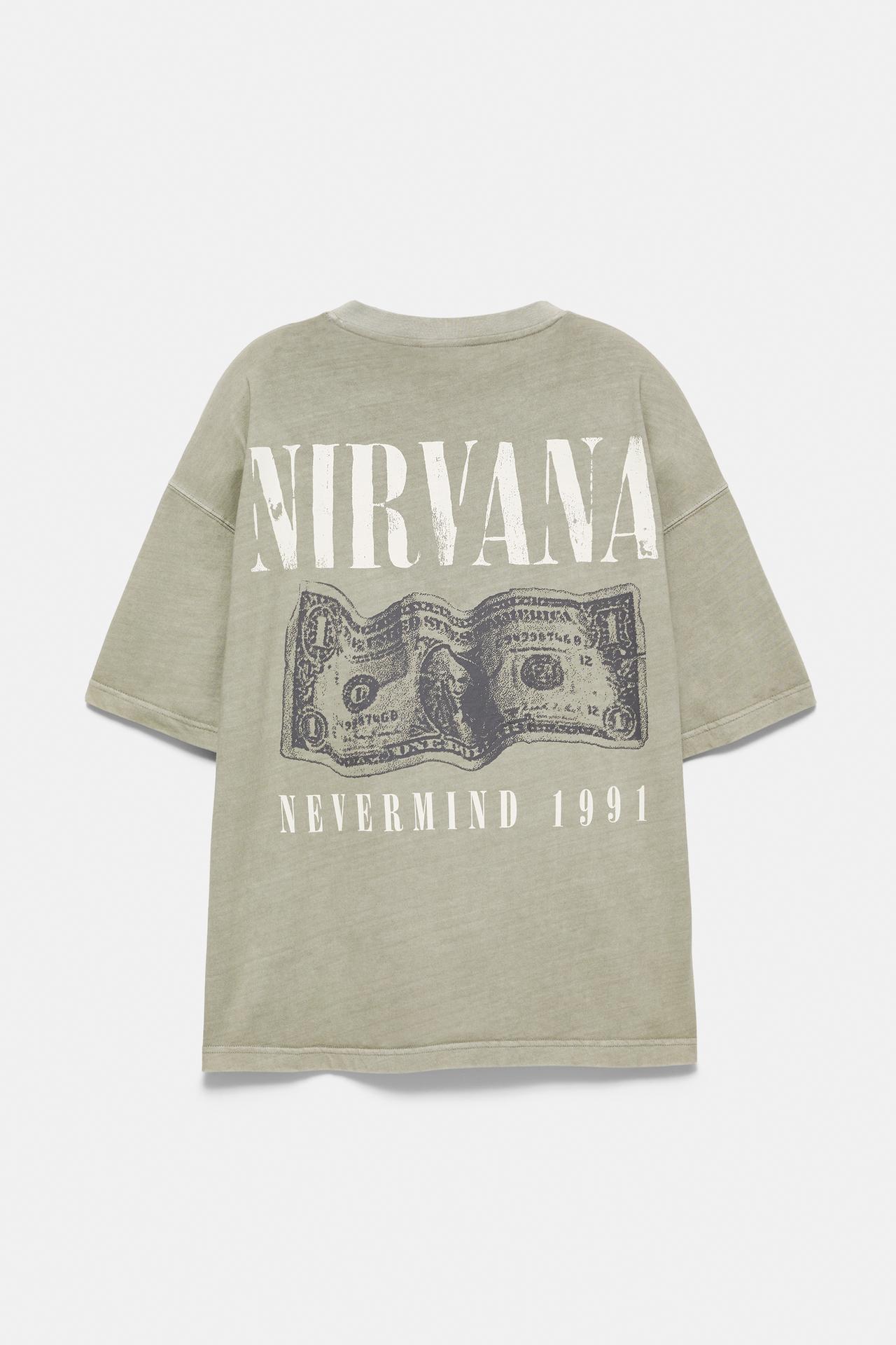 Nirvana T-shirt — Khaki