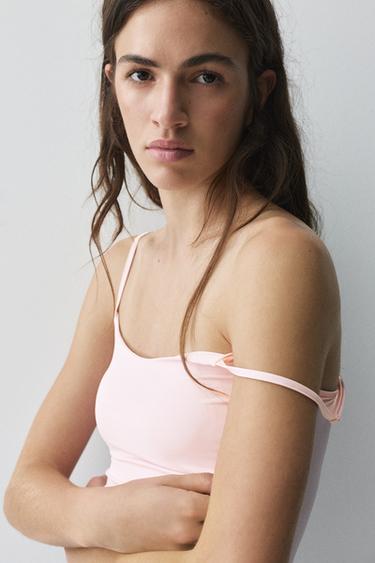 Basic top with adjustable straps — Pastel pink 3