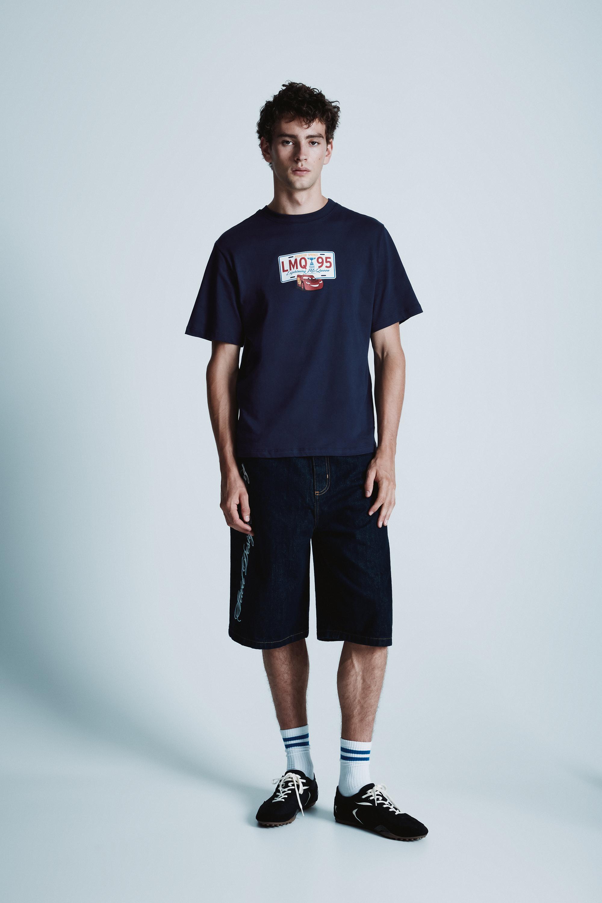 Blue Cars T-shirt — Navy