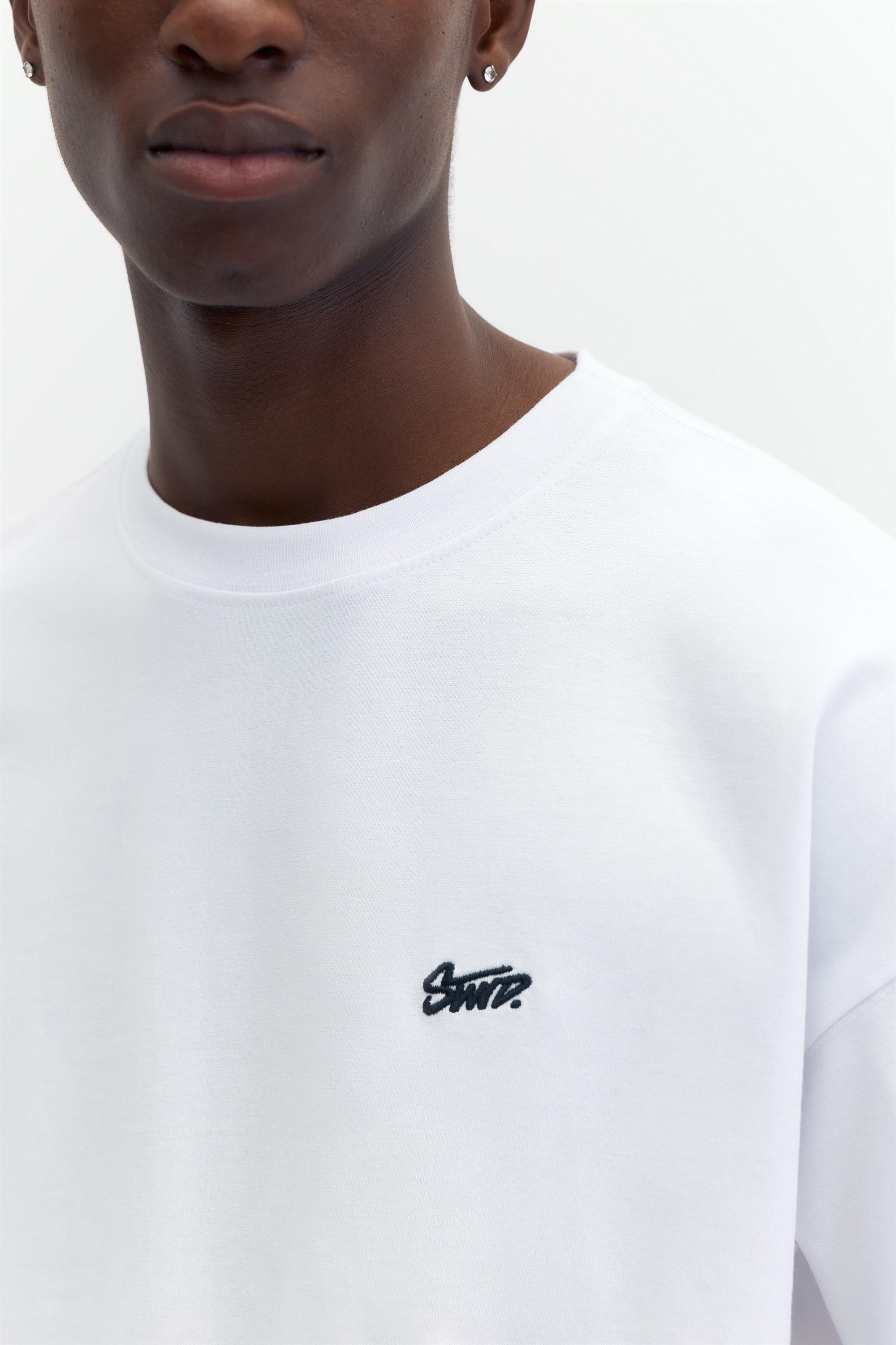 STWD logolu salaş t-shirt - Görsel 11