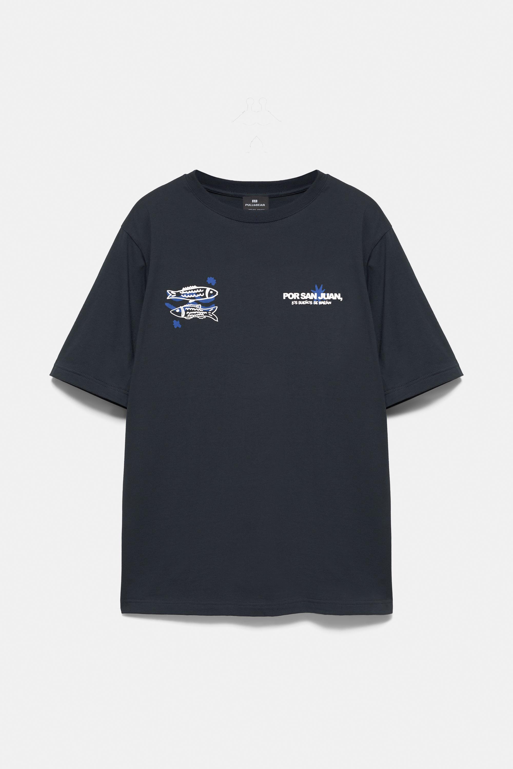 San Juan sardines T-shirt — Navy