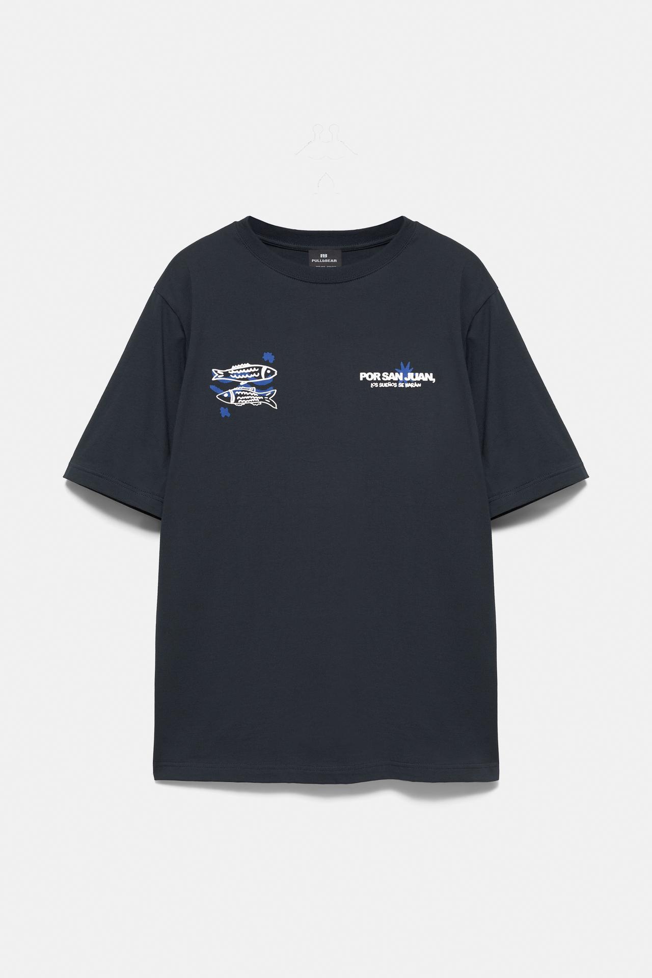 San Juan sardines T-shirt — Navy