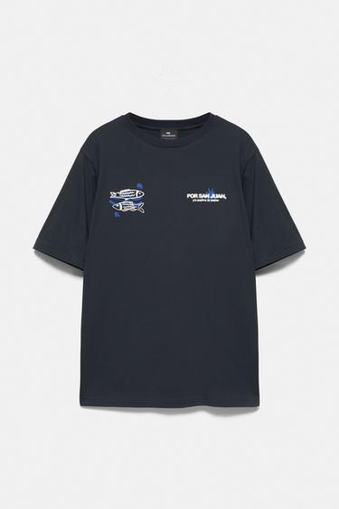 San Juan sardines T-shirt — Navy 4