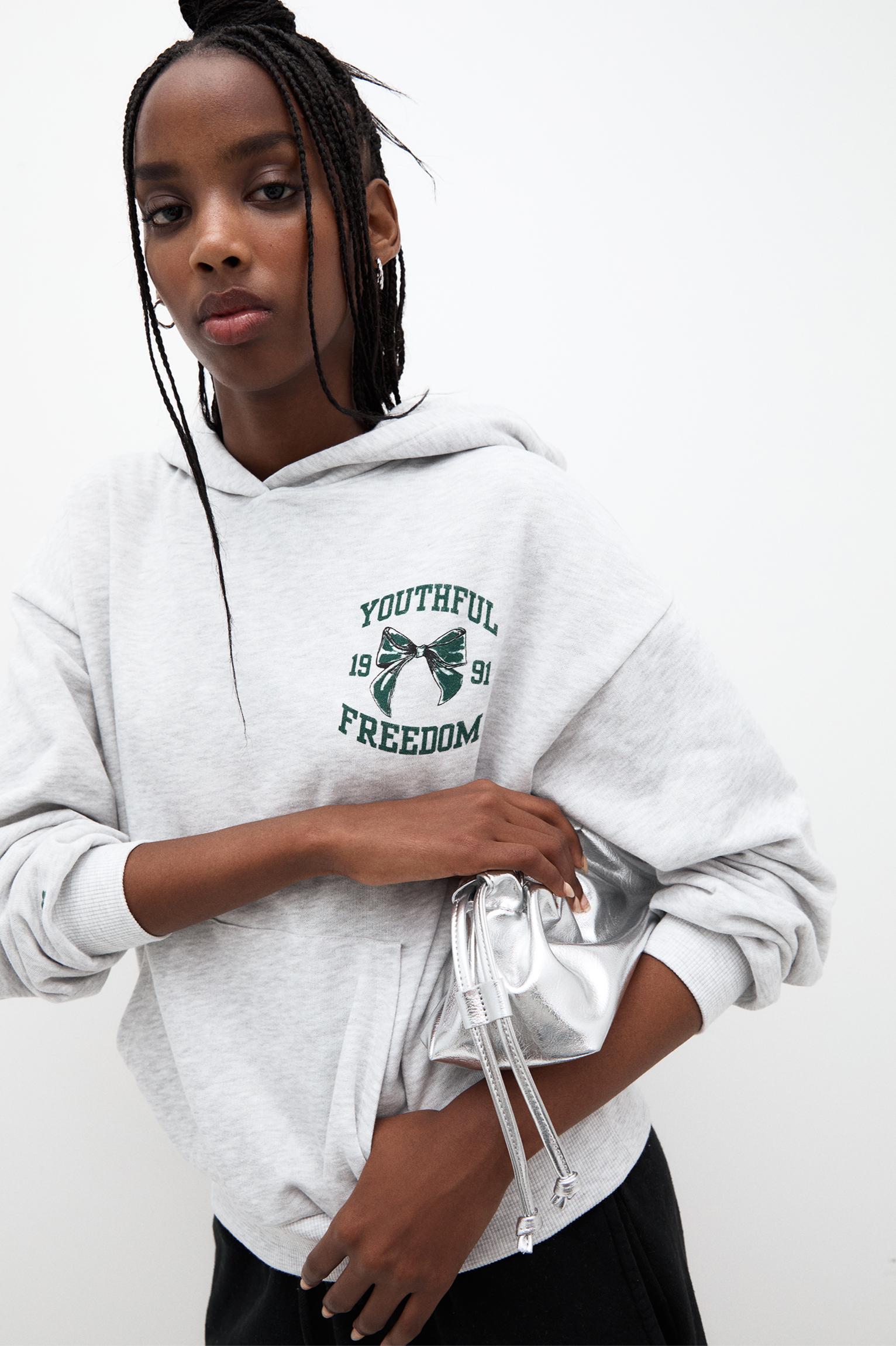 Sweatshirt damen pull and bear Clearance
