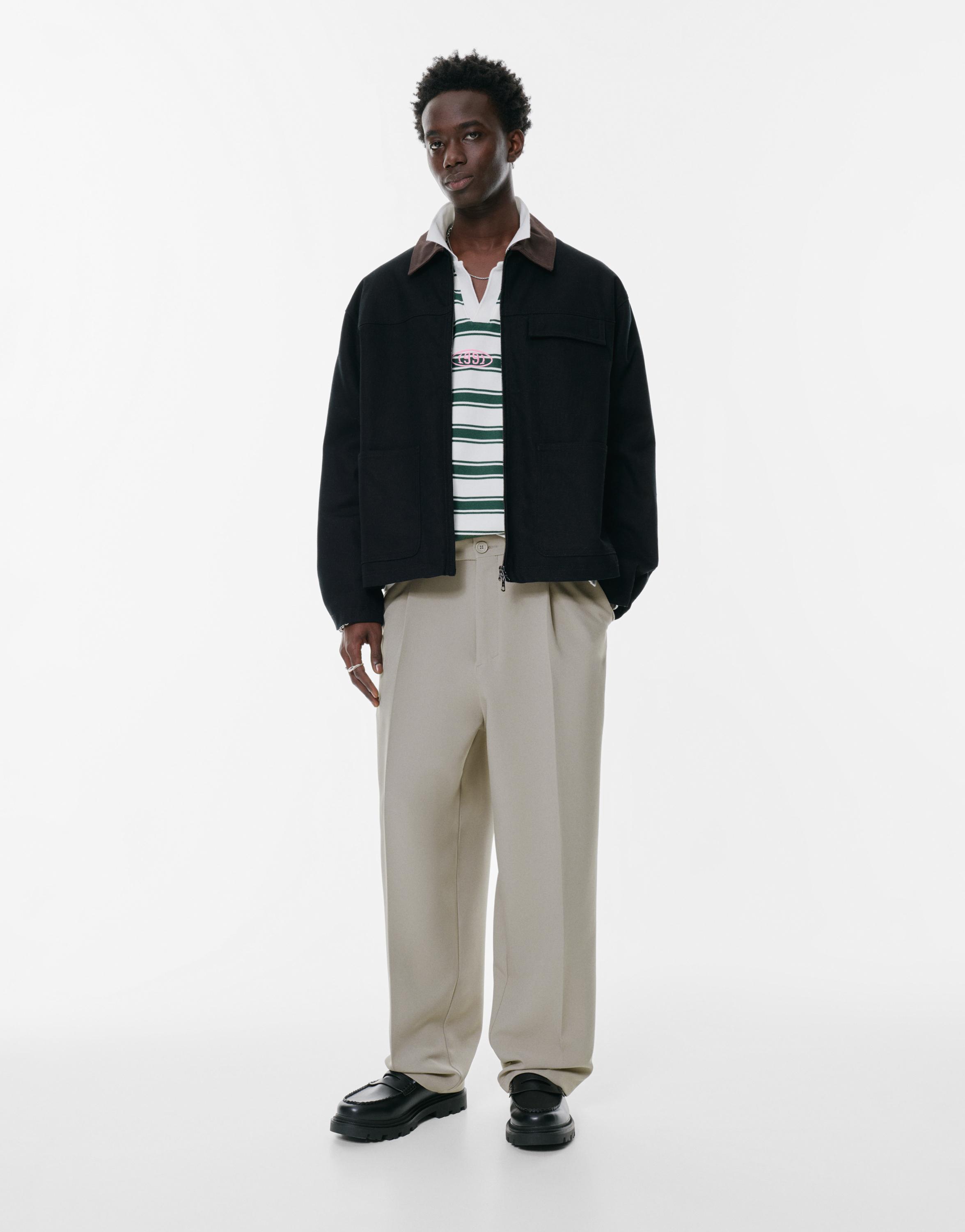 Tailored trousers — Taupe