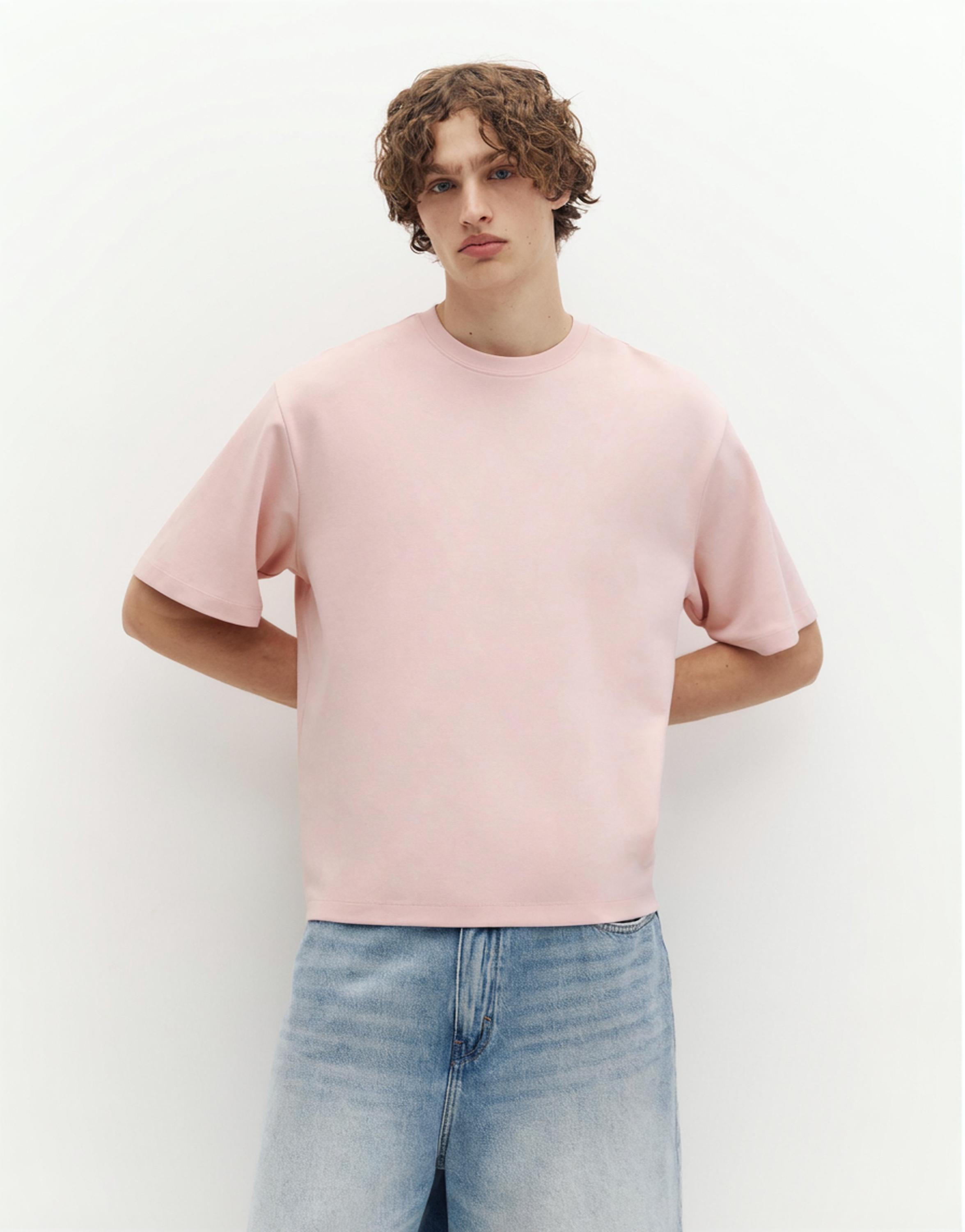 Boxy T-shirt — Pink