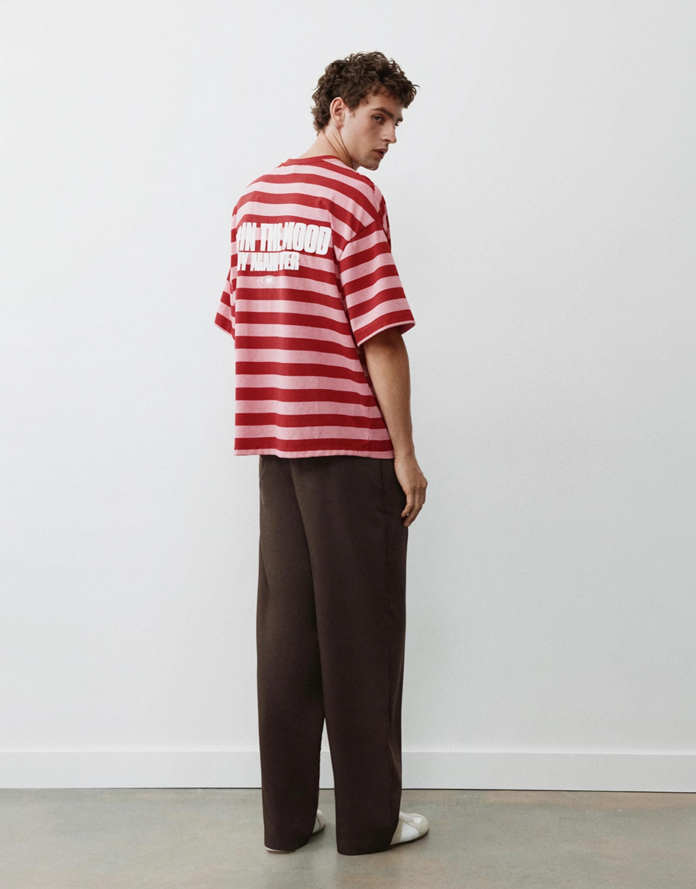 Tailored darted trousers — Brown