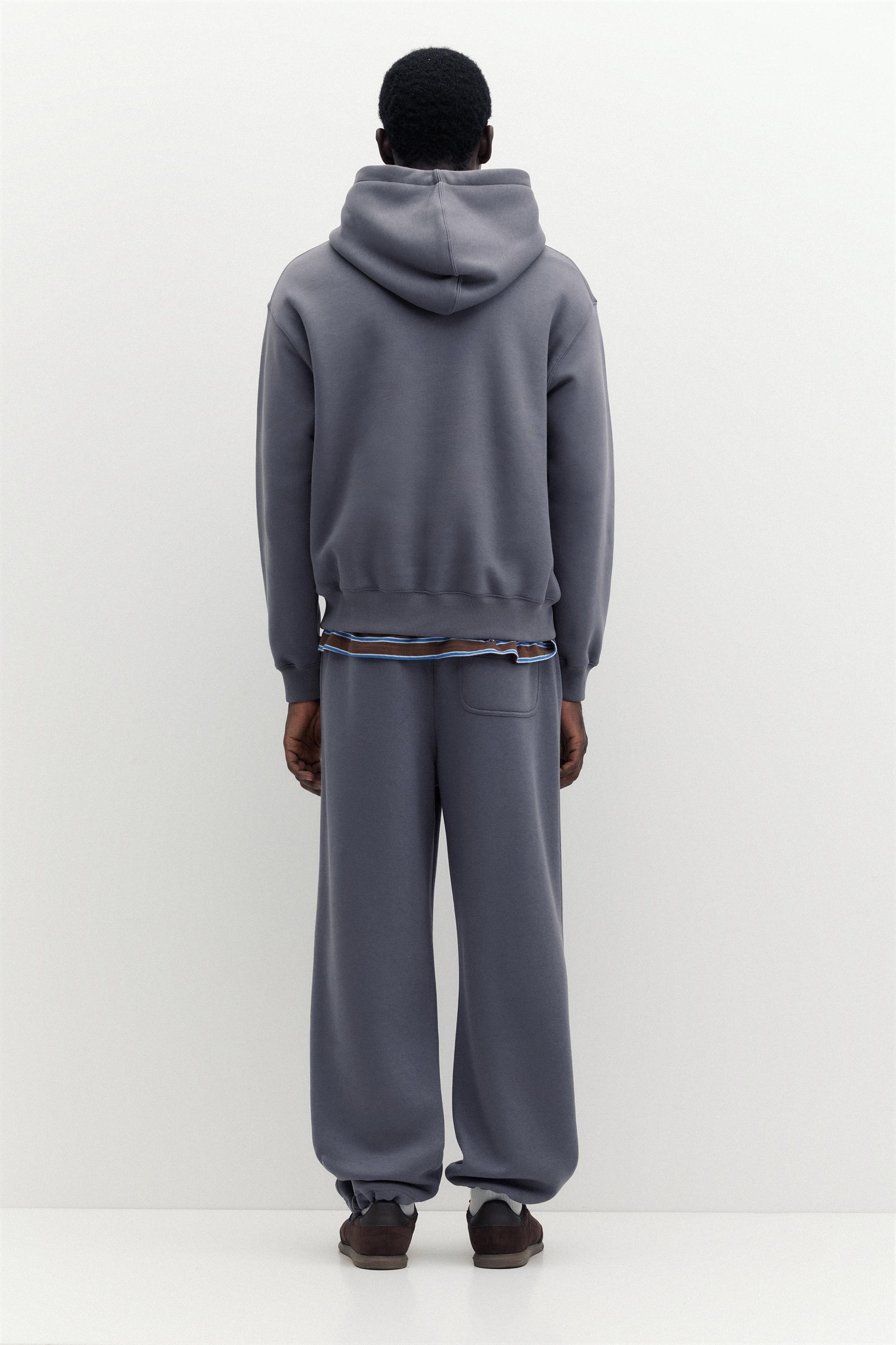 Baggy joggers — Grey blue