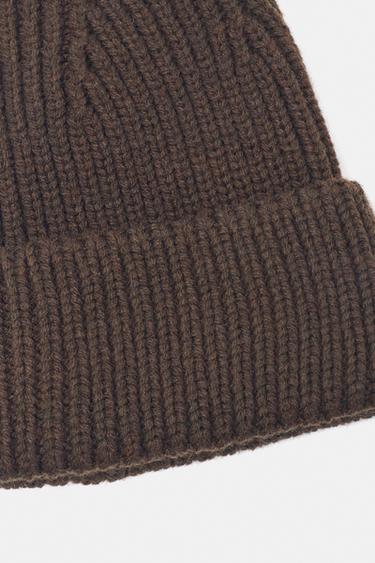 Chunky knit beanie — Brown 3