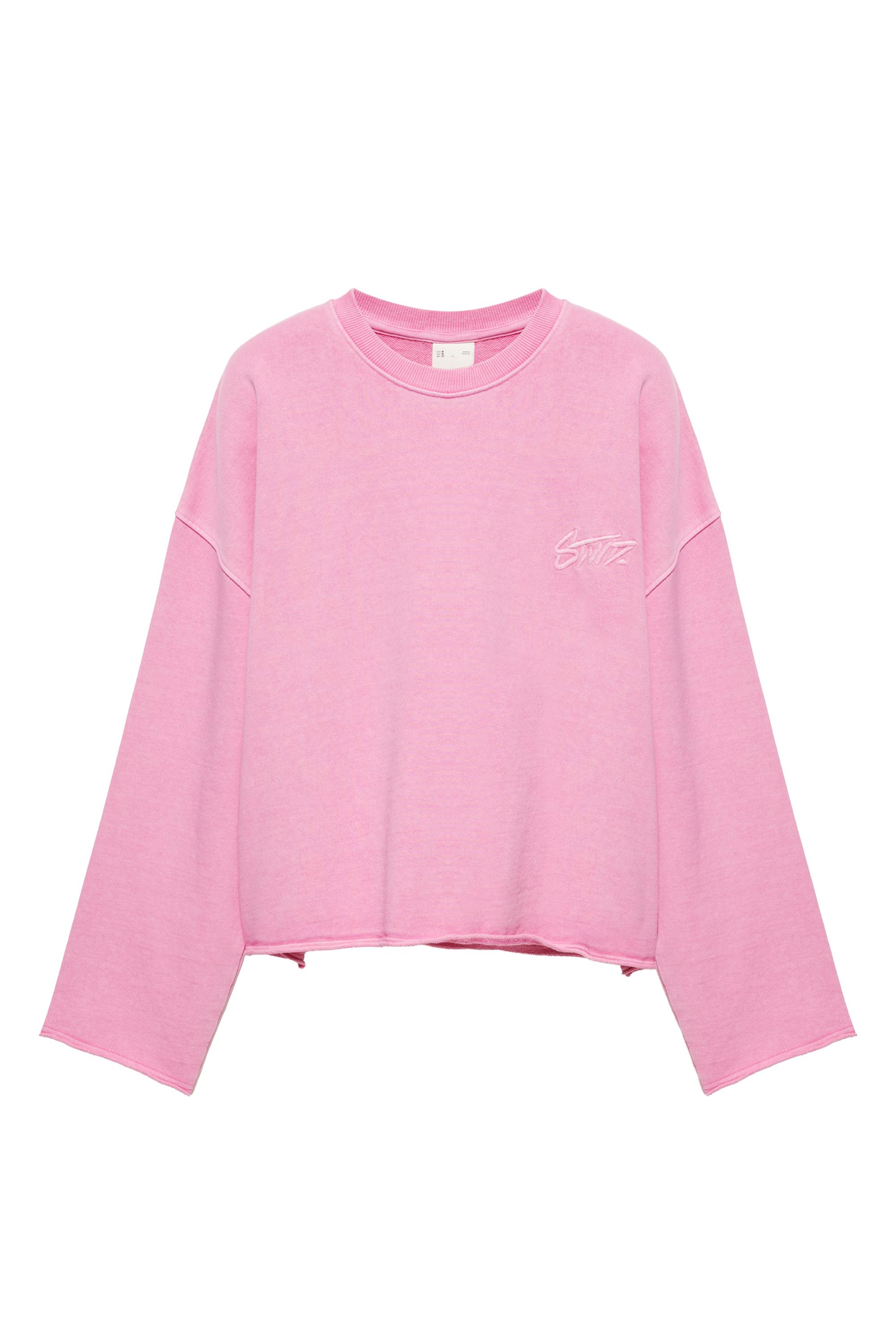 Pull&Bear STWD bisiklet yaka sweatshirt görsel 5
