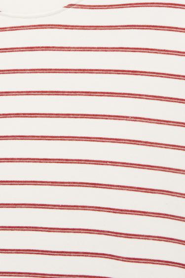 Striped boxy-fit T-shirt — Off white 8