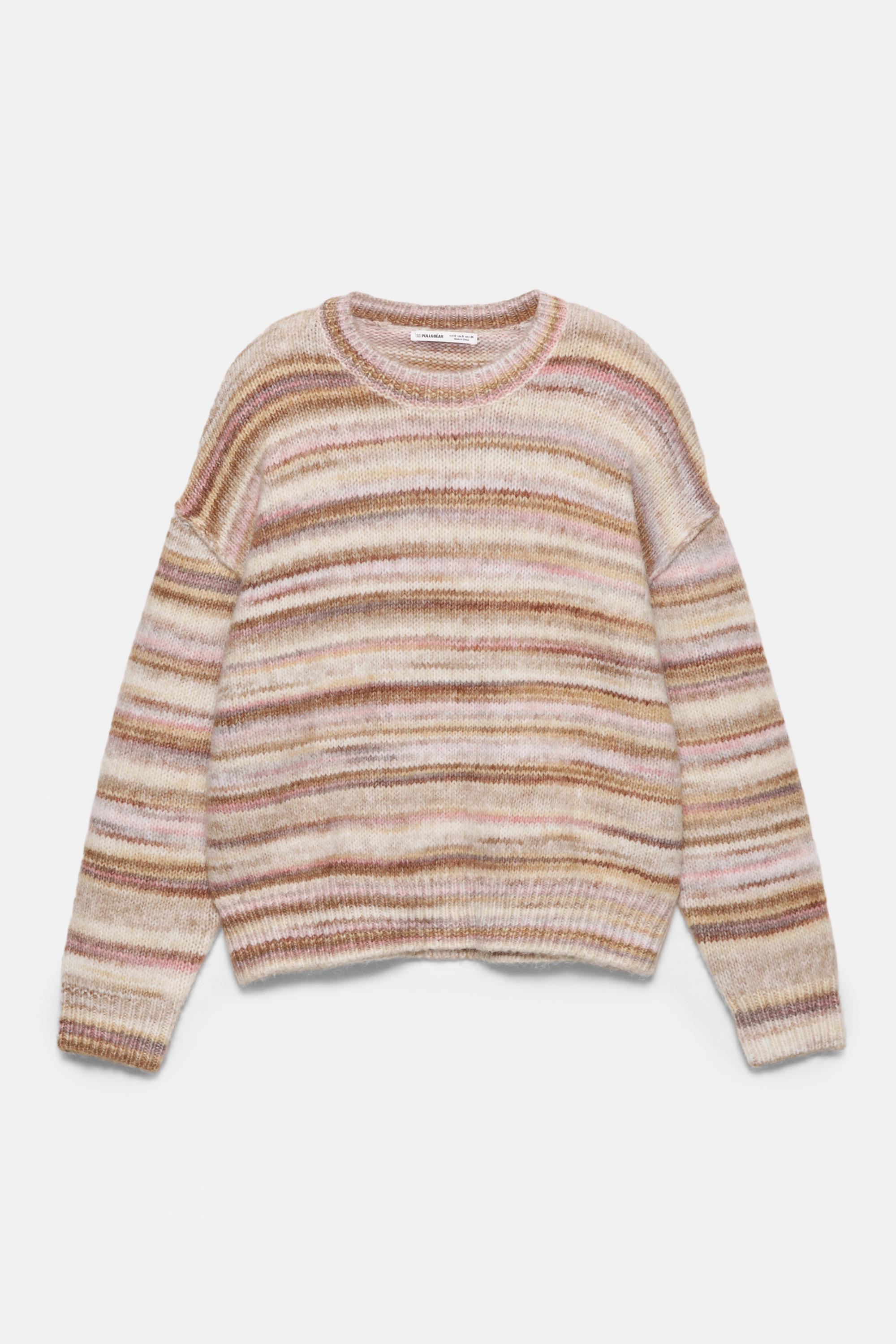 Striped sweater — Sand