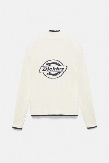 Dickies zip-up cardigan — Ecru 6