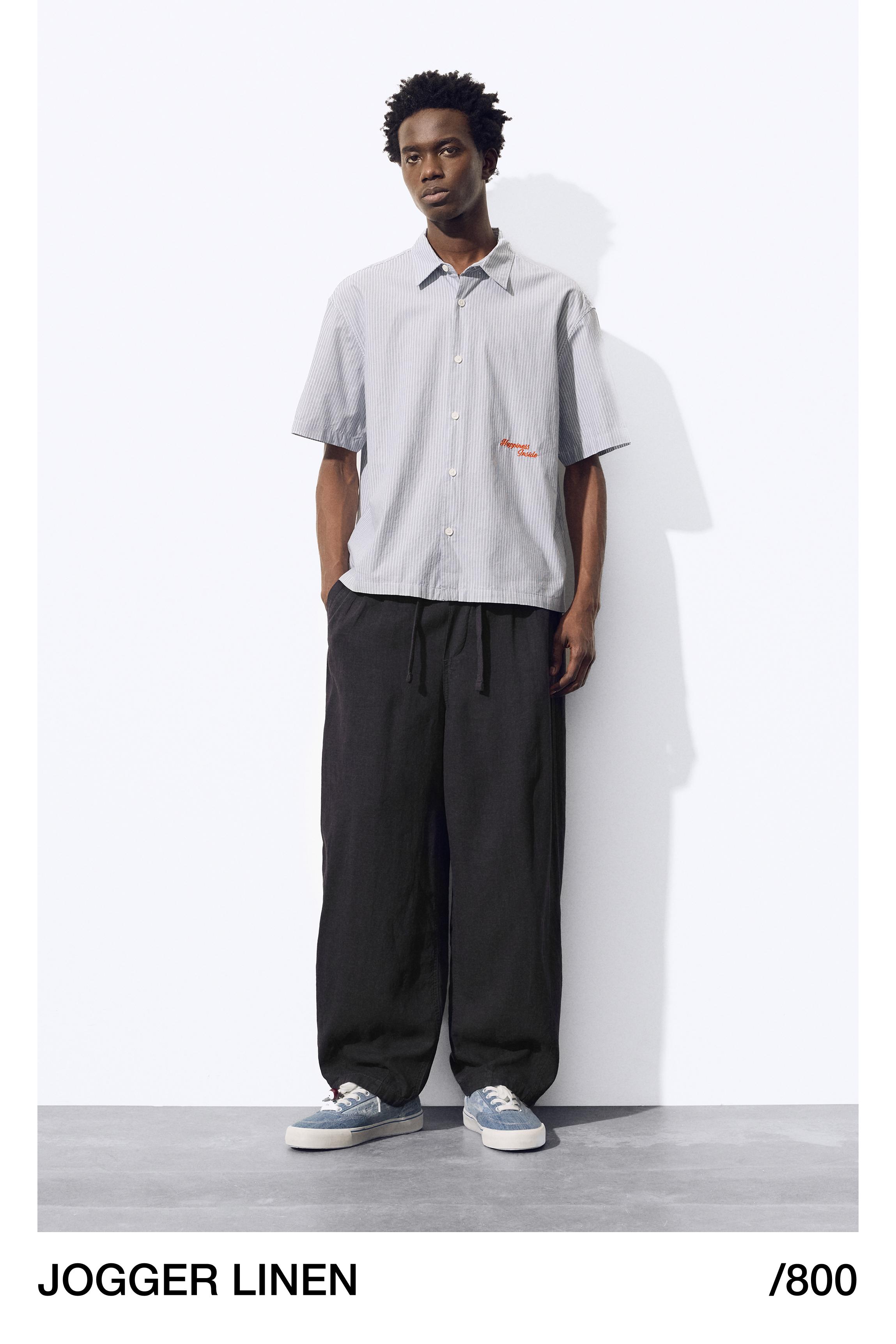 Ketenli jogger pantolon - Görsel 58