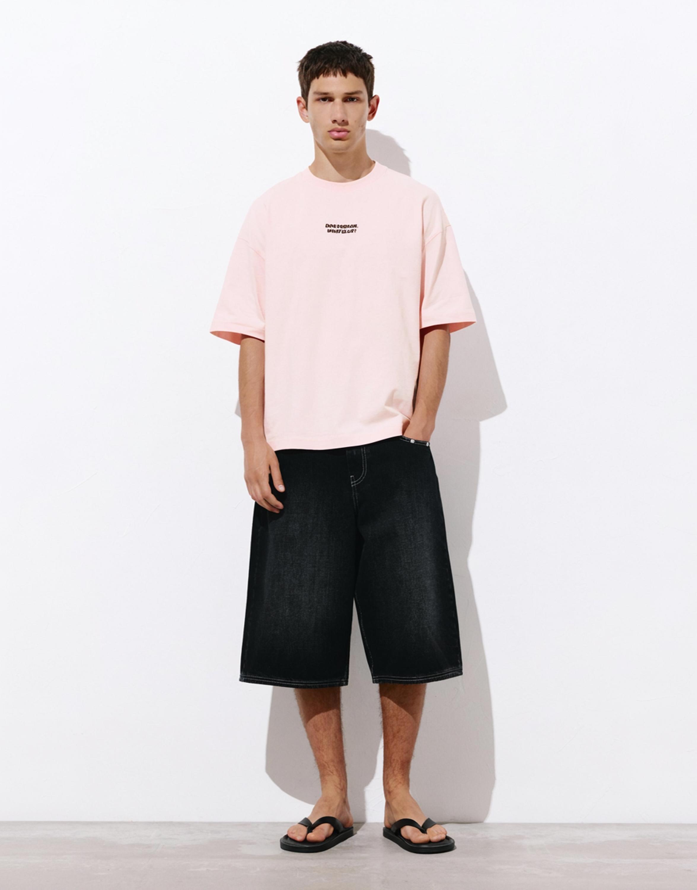 Dog Person graphic T-shirt — Pink