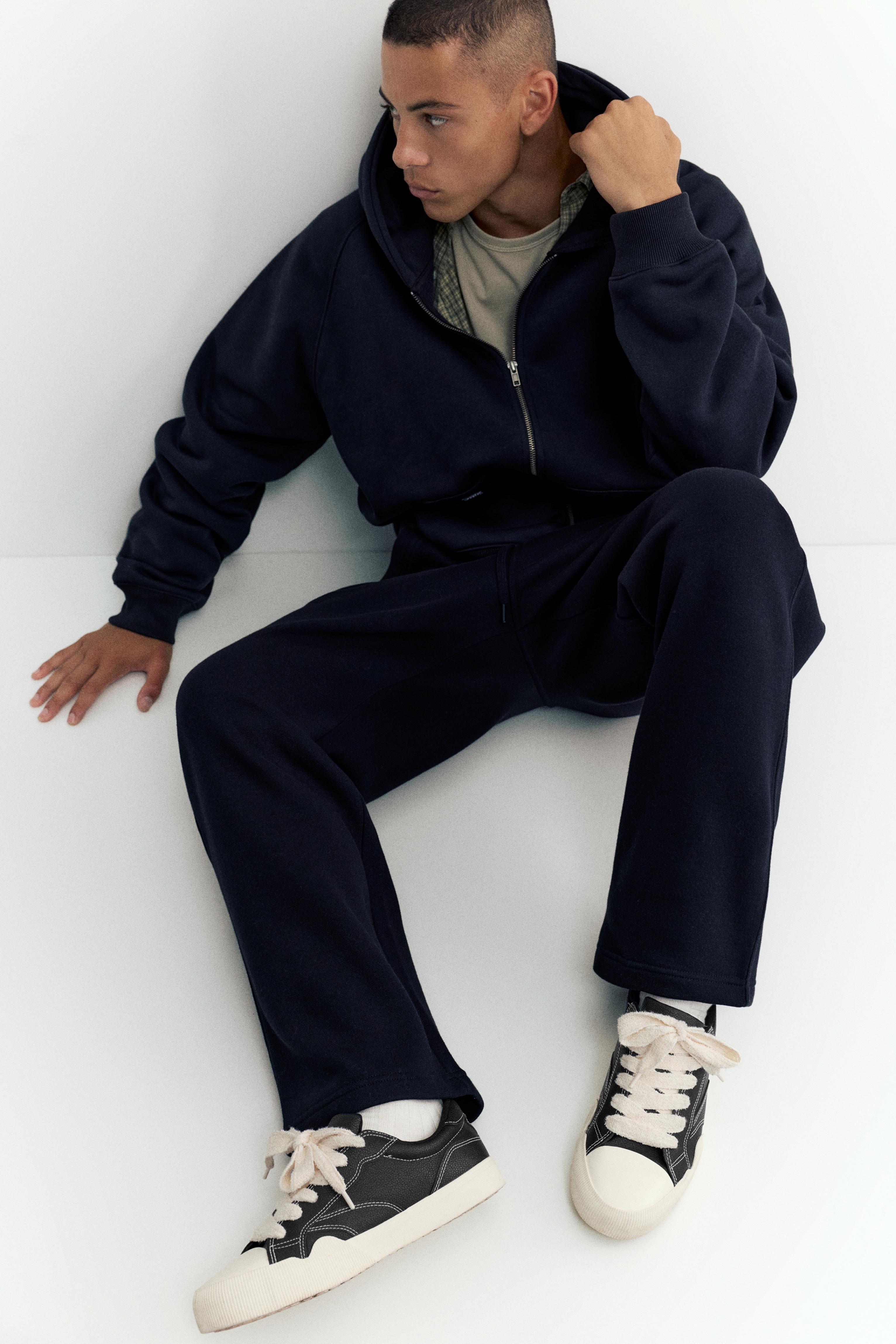 Casual stitched trainers — Black