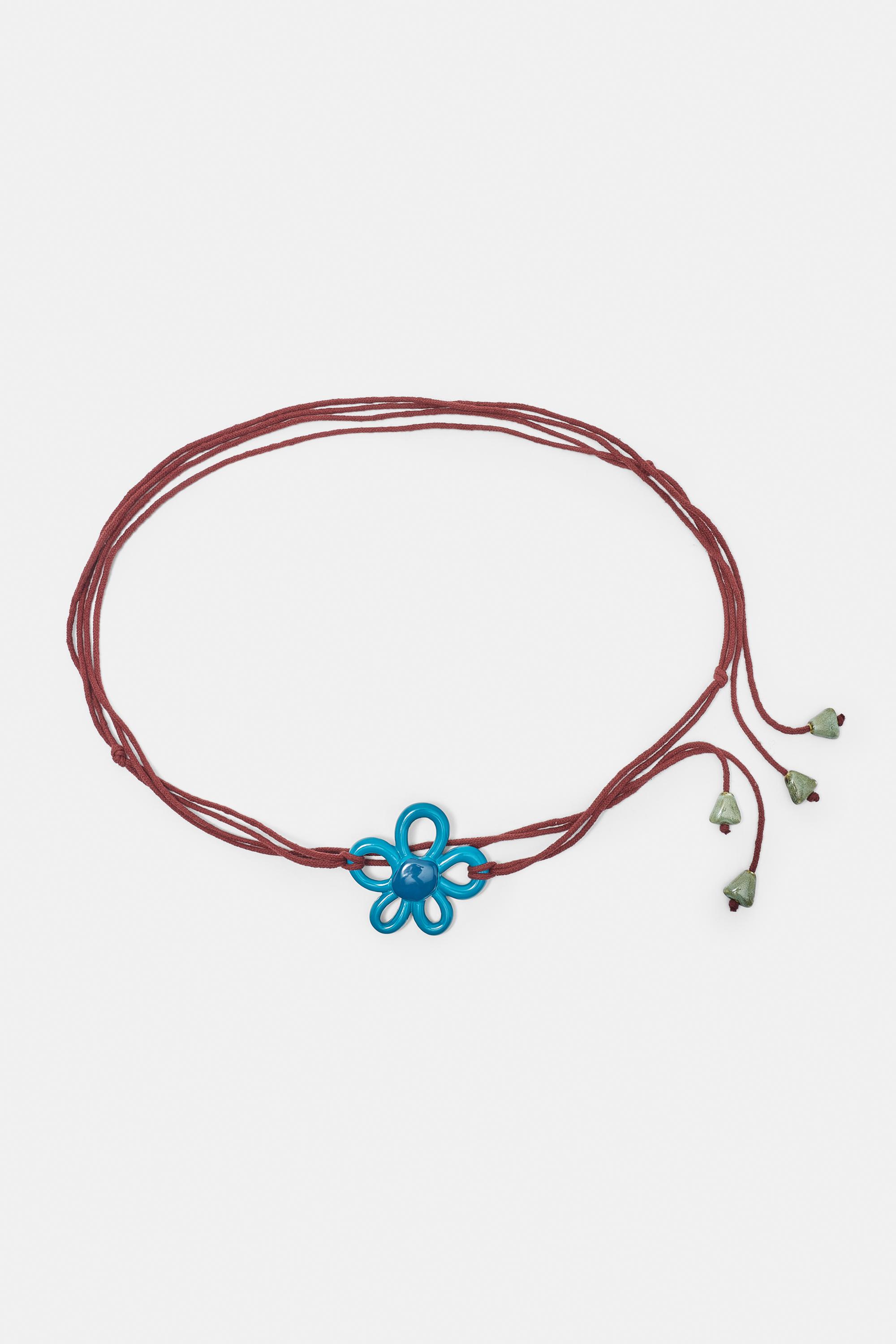 Cintura Con Laccio E Fiore