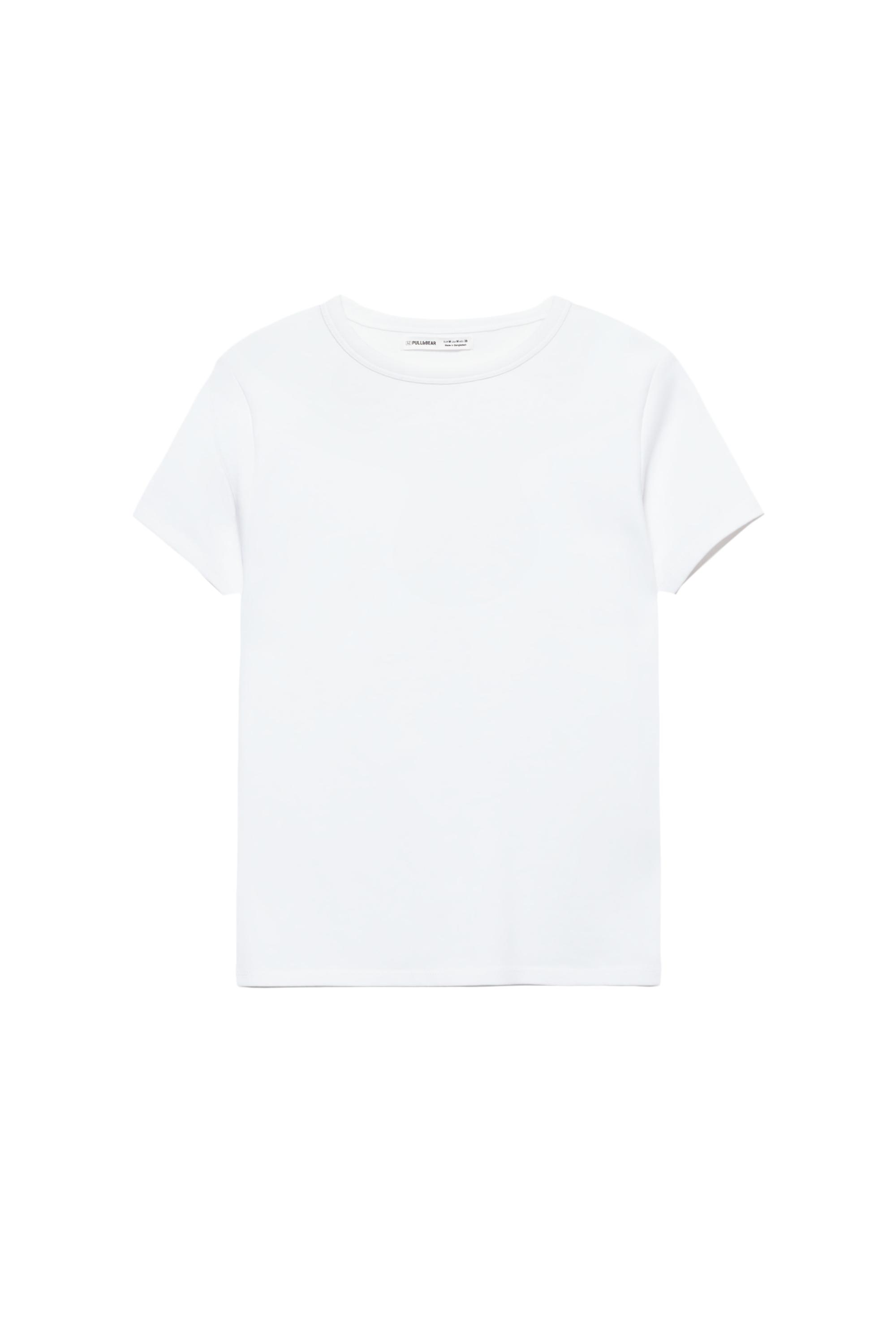 Kısa kollu dar kesim t-shirt - Görsel 46