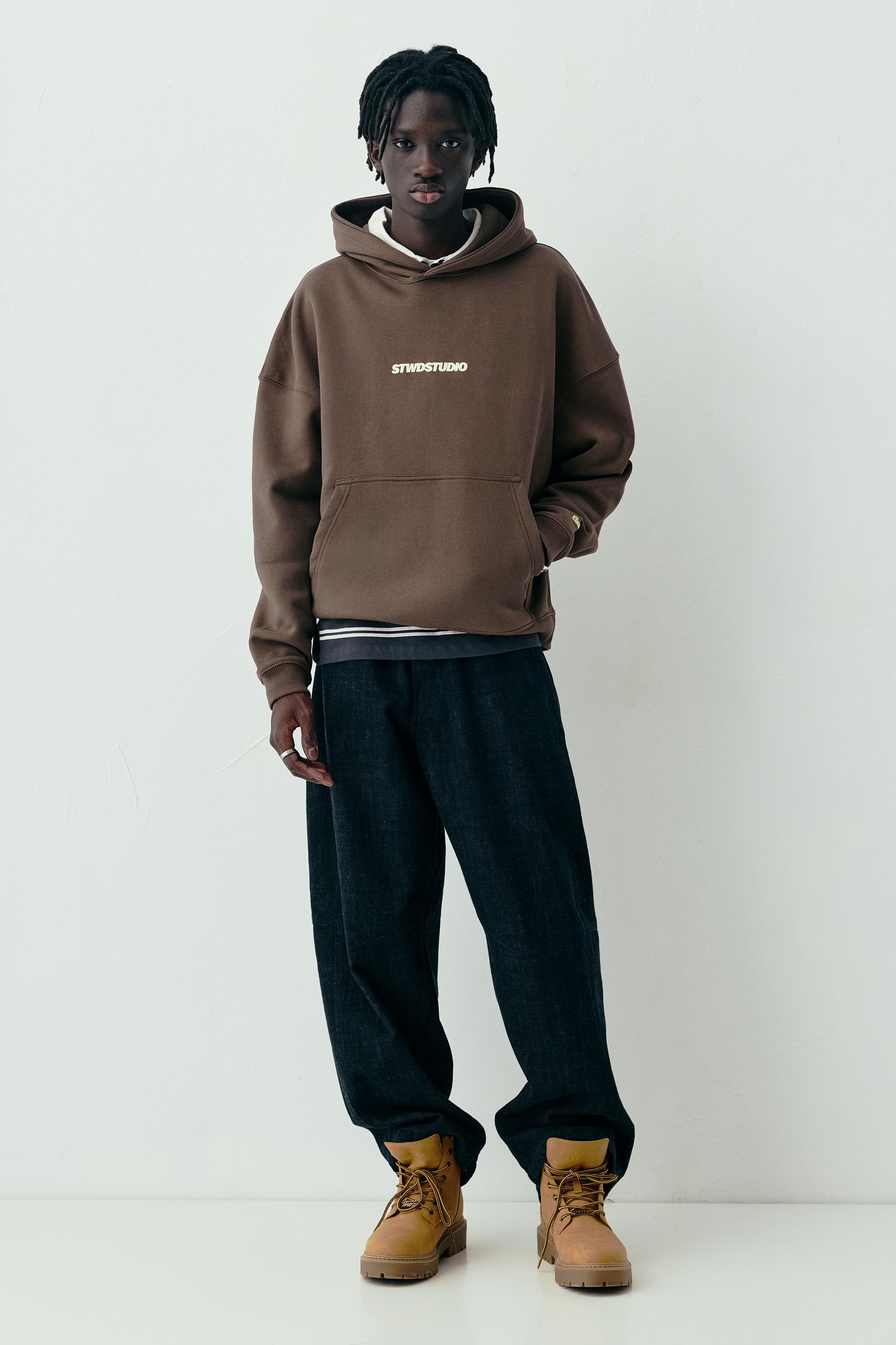 STWD Studio kapüşonlu sweatshirt - Görsel 10