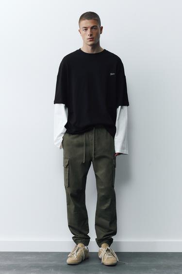Cargo joggers — Pale khaki 1