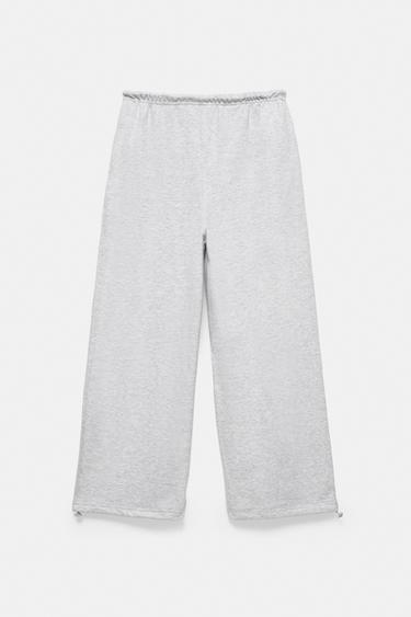 Joggers with elastic hems — Grey marl 6