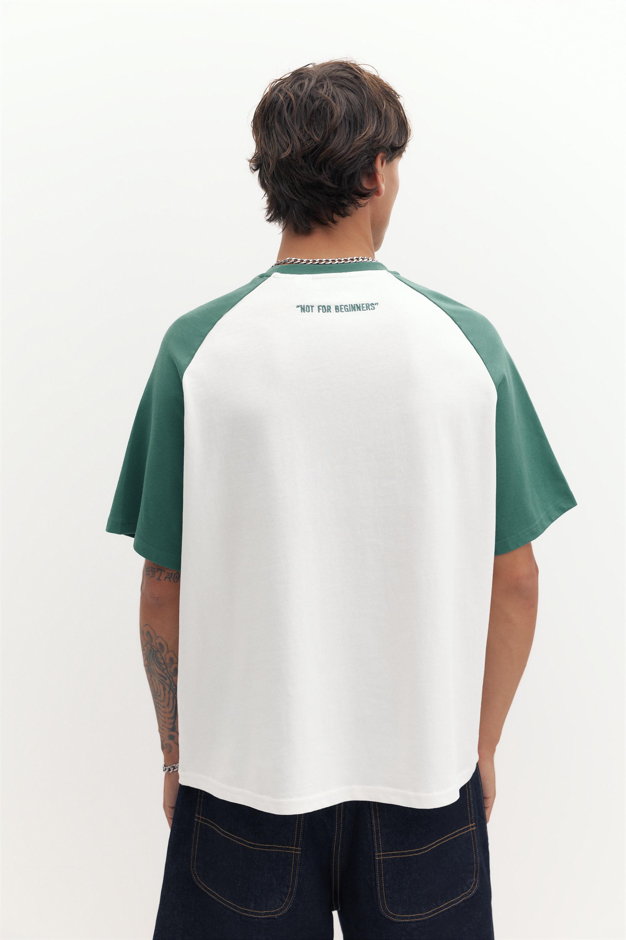 Reglan kollu STWD t-shirt - Görsel 8