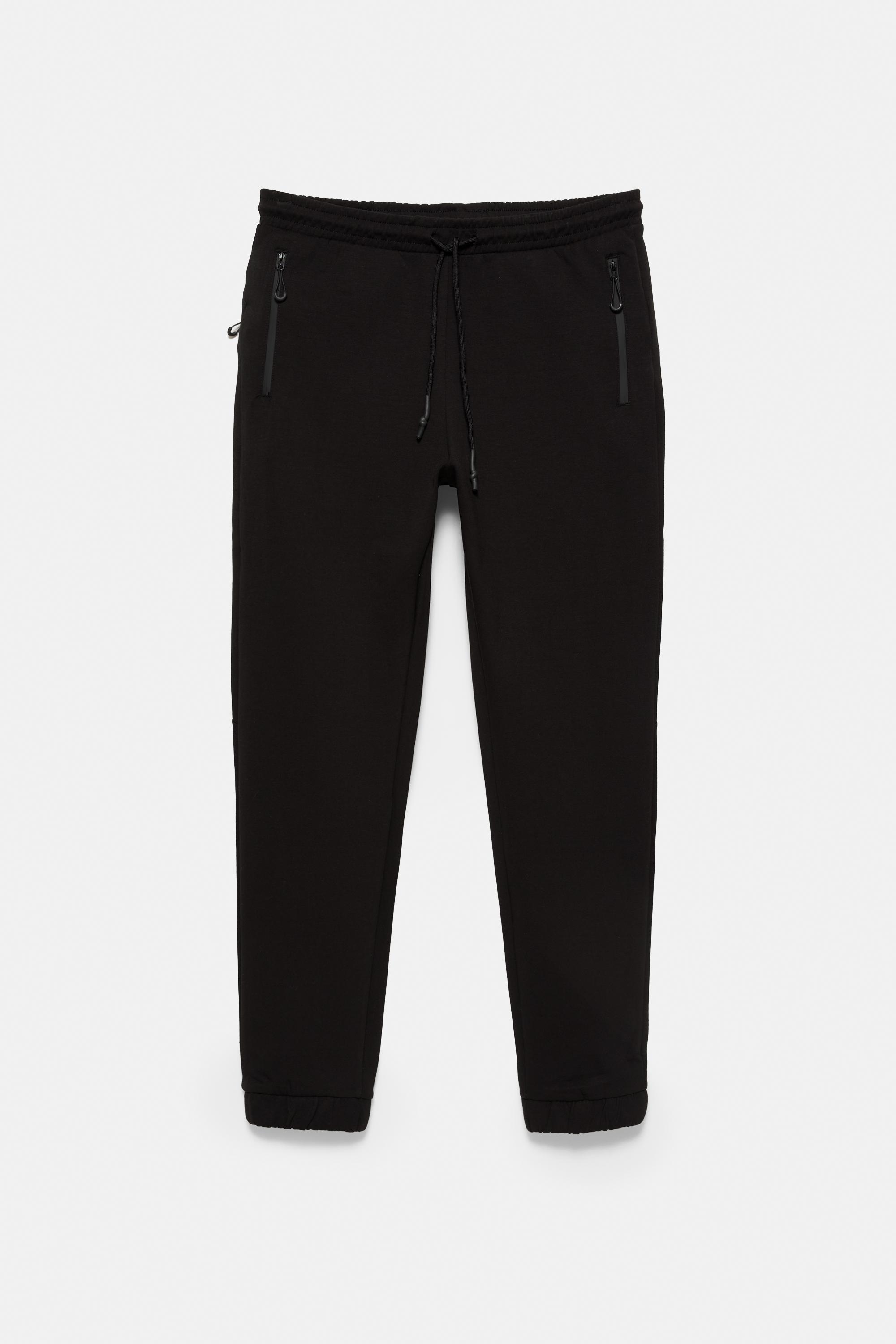 STWD technical joggers — Black