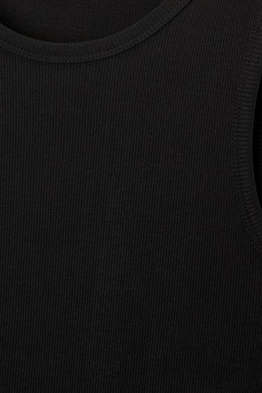 Ribbed tank top — Black 6
