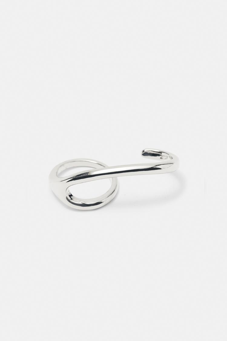 Fine double ring — Silver