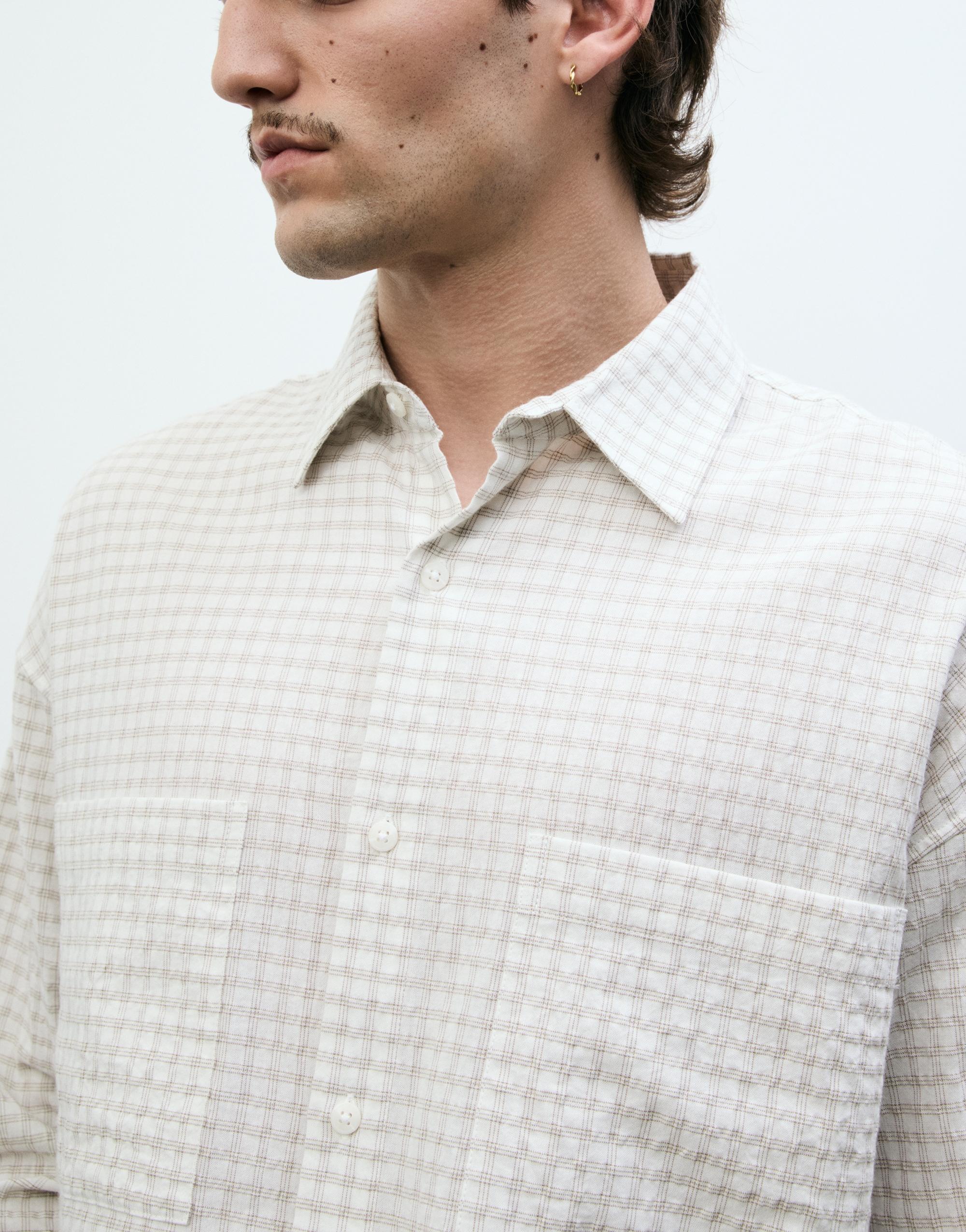 Cepli uzun kollu gömlek - Görsel 24