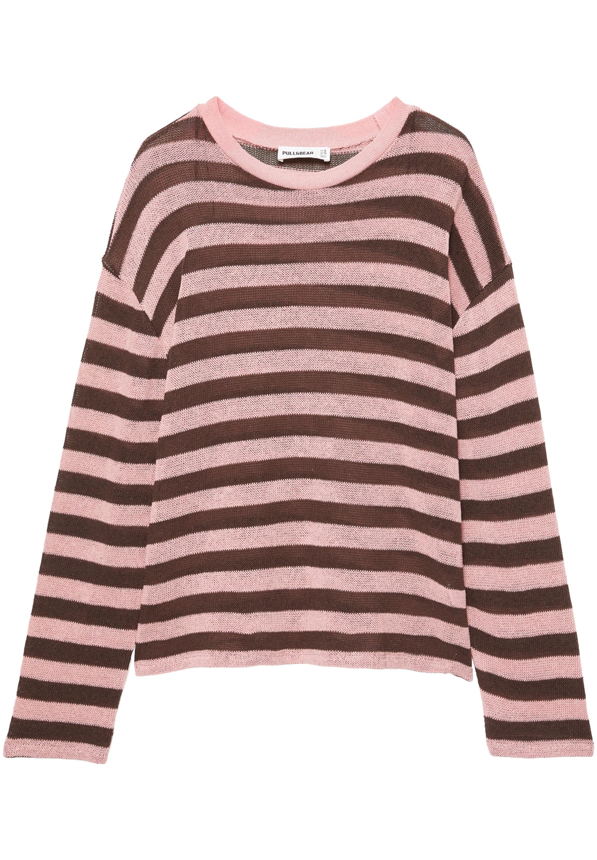 Striped knit T-shirt — Striped