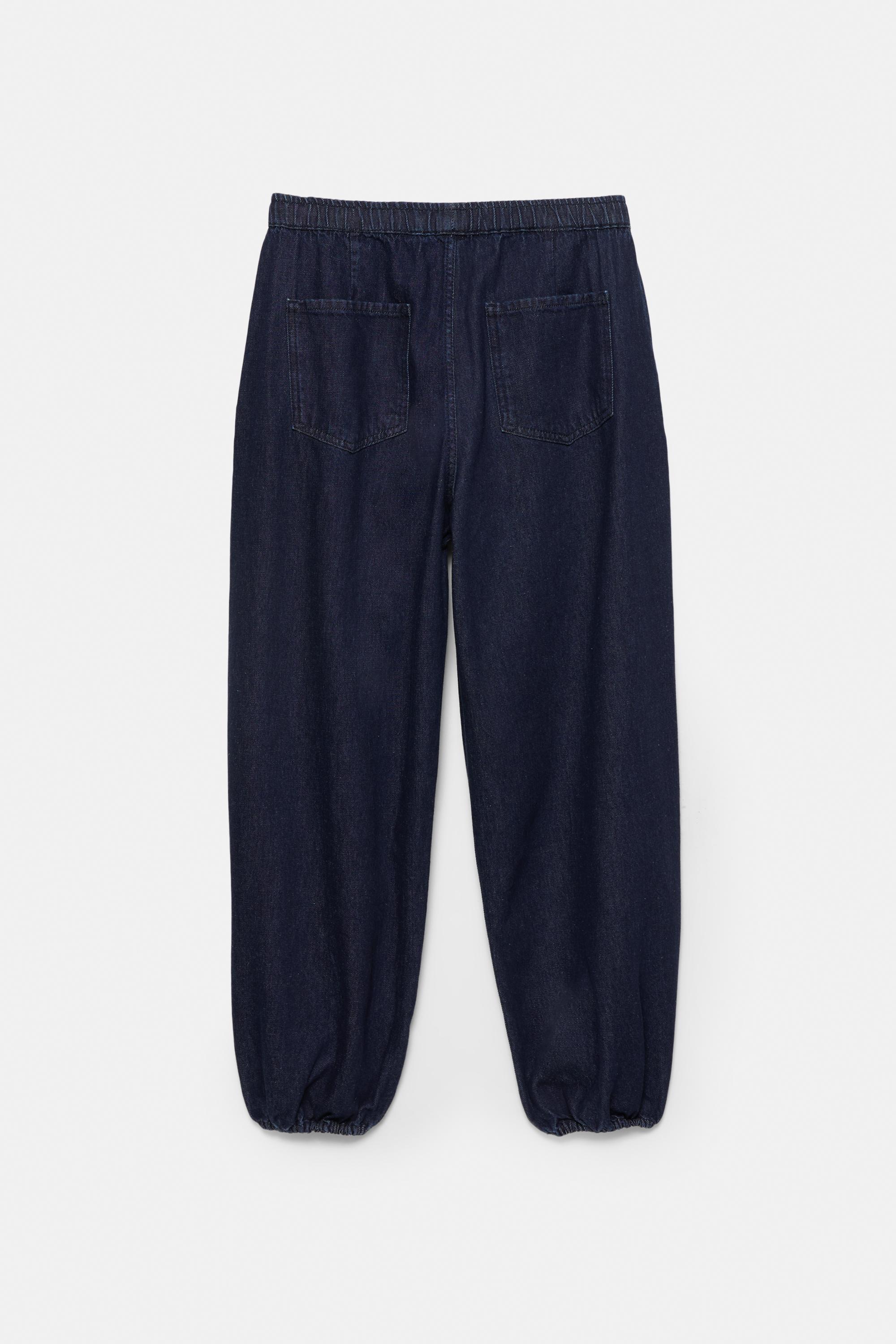 Sarouel trousers jeans — Navy