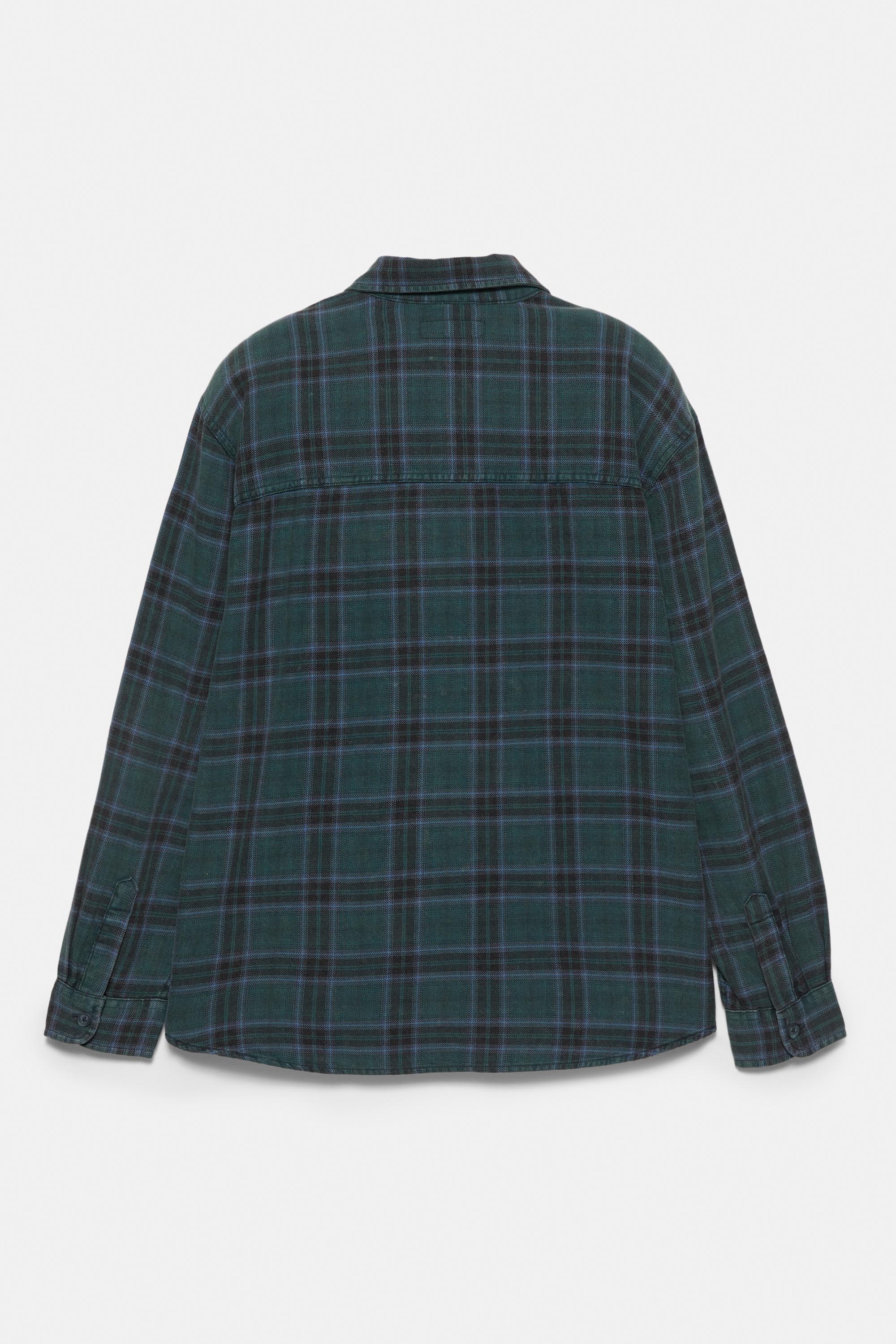 Uzun kollu kareli gömlek - Görsel 22