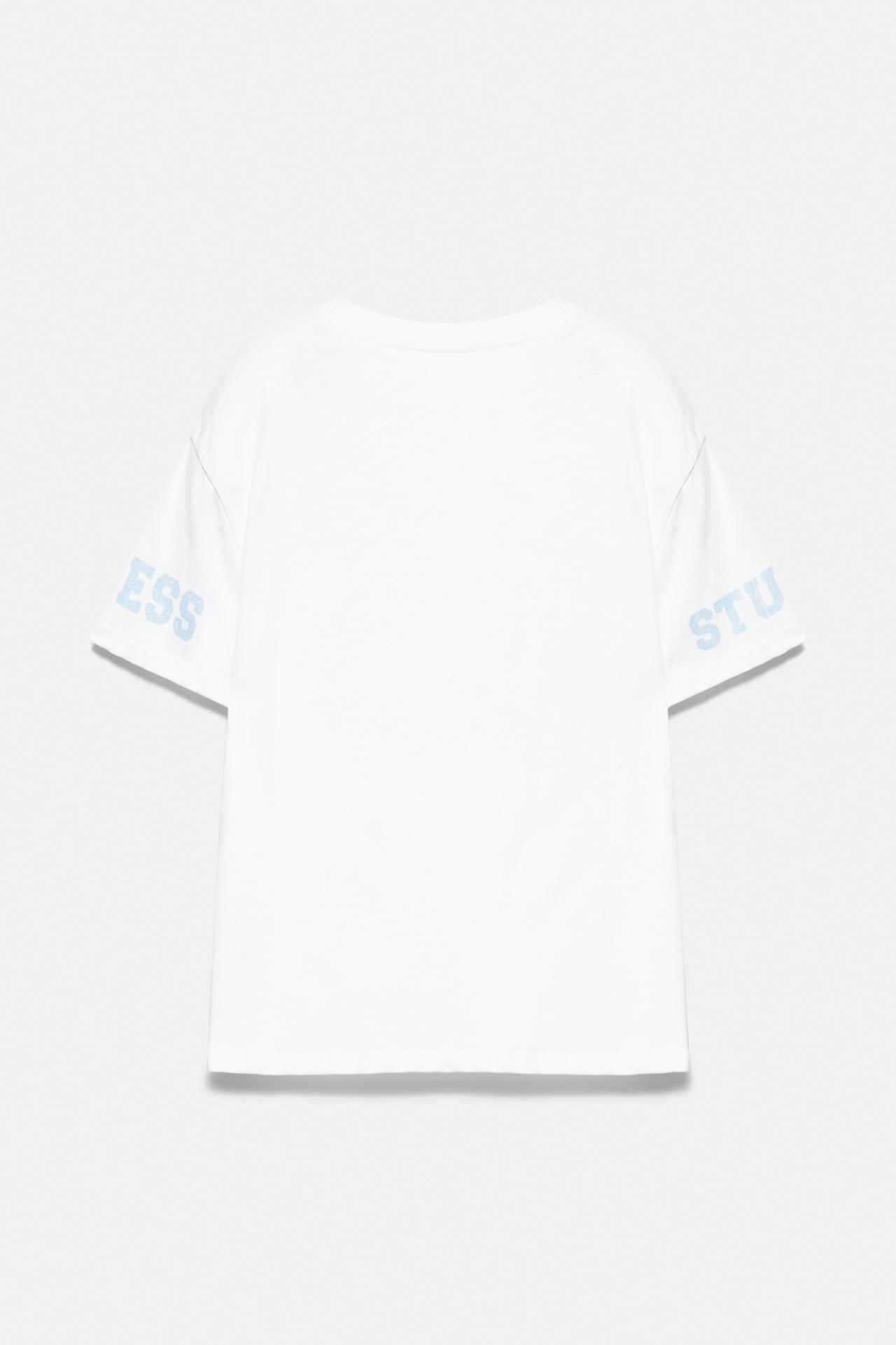 Number graphic T-shirt — Ice