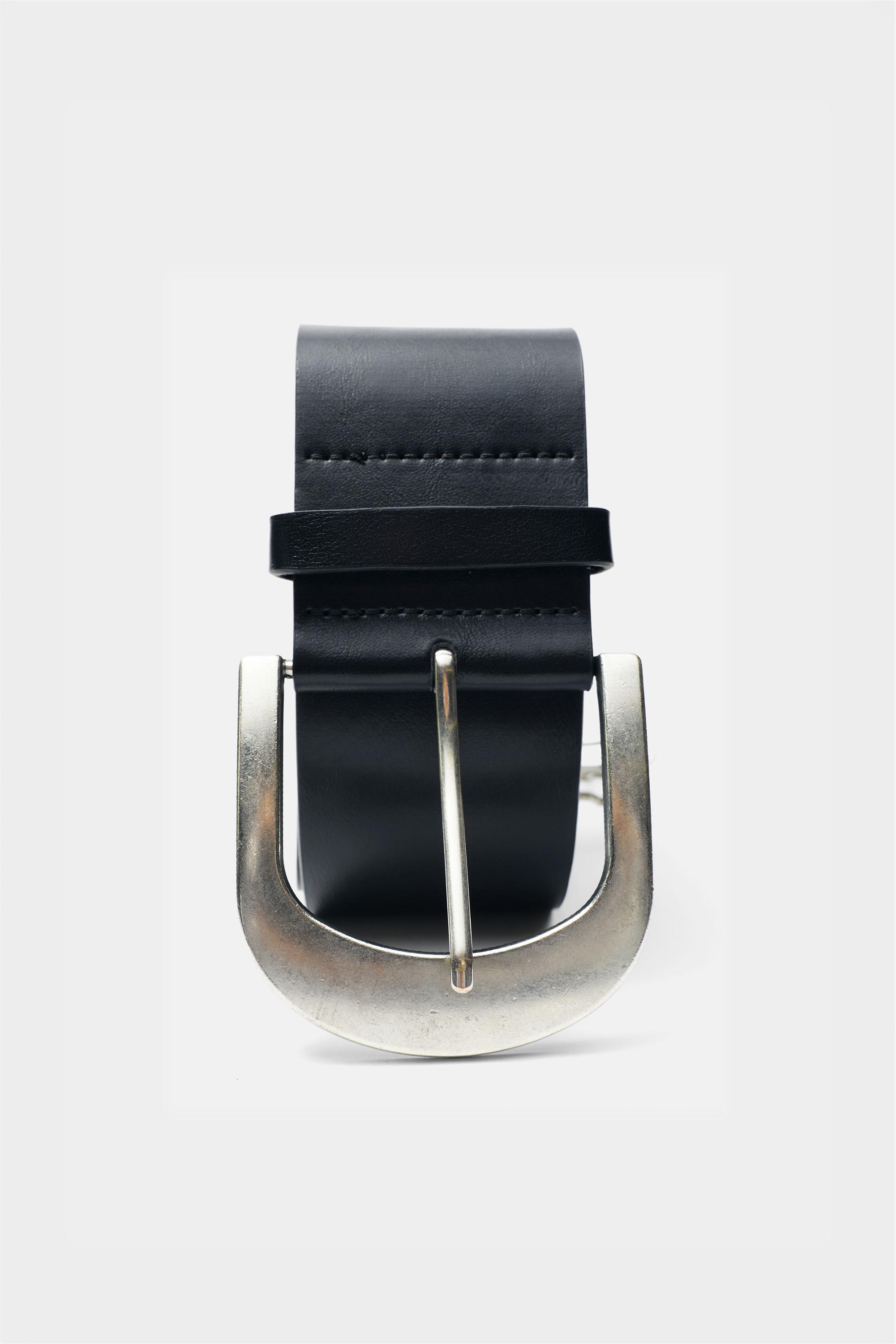 Wide belt — Black