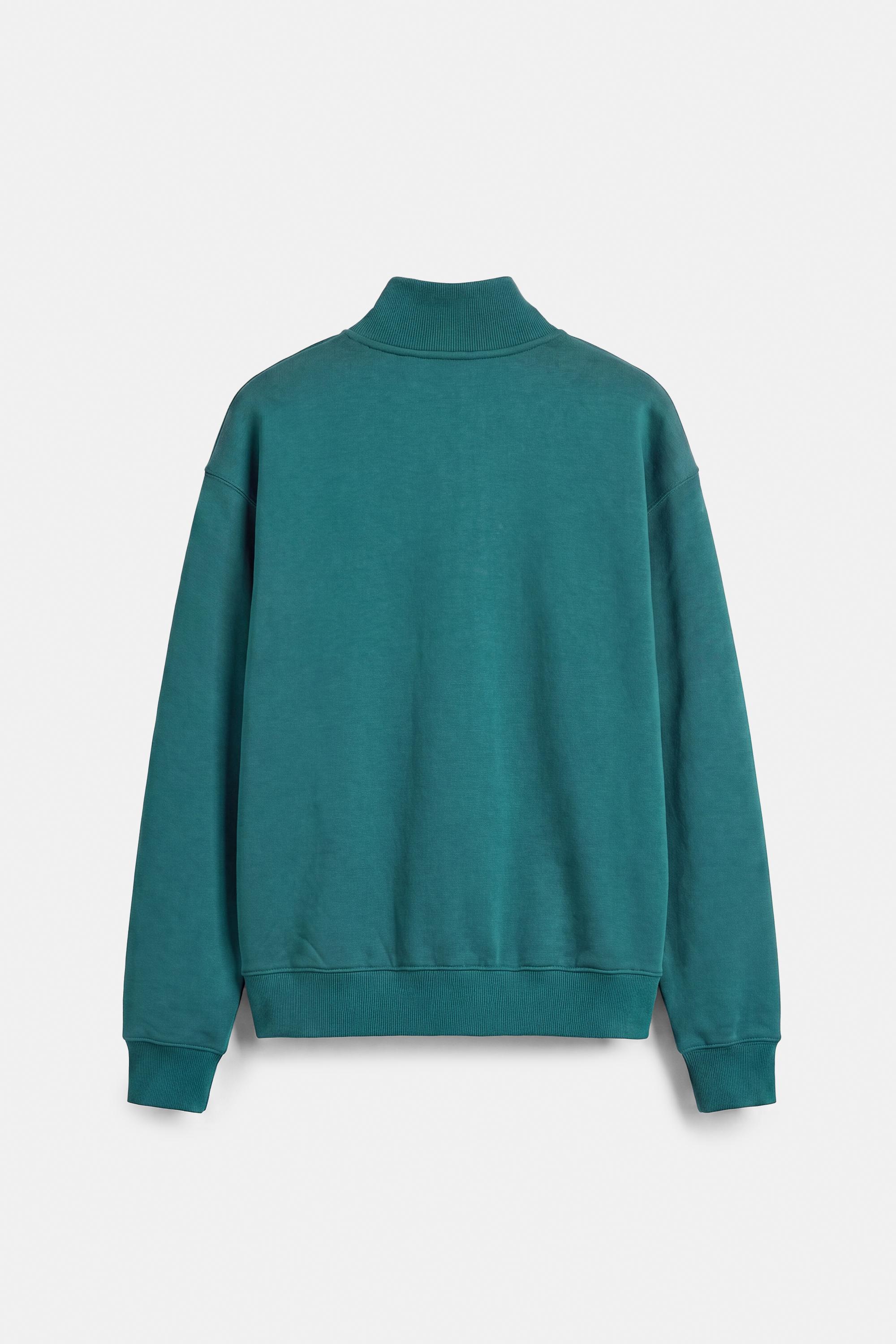 Quarter-zip sweatshirt — Bottle