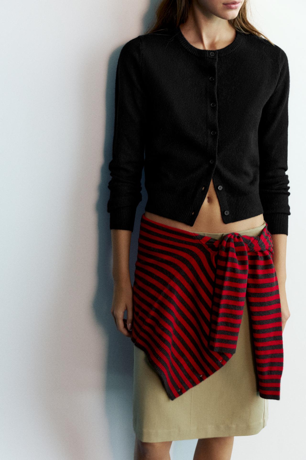 Basic cardigan — Black