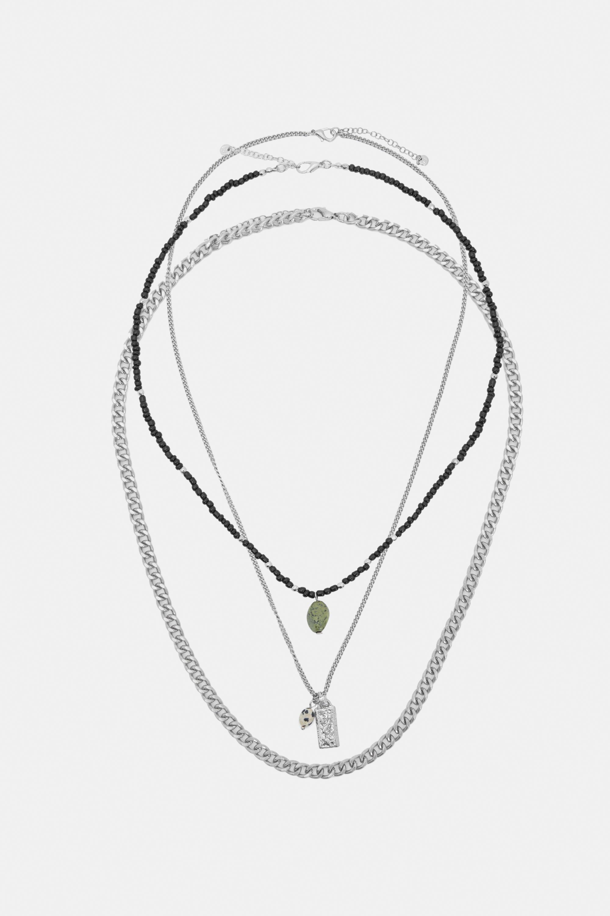 Pacco 3 Collane Con Pietra