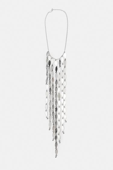 Fish drop necklace — Silver 5