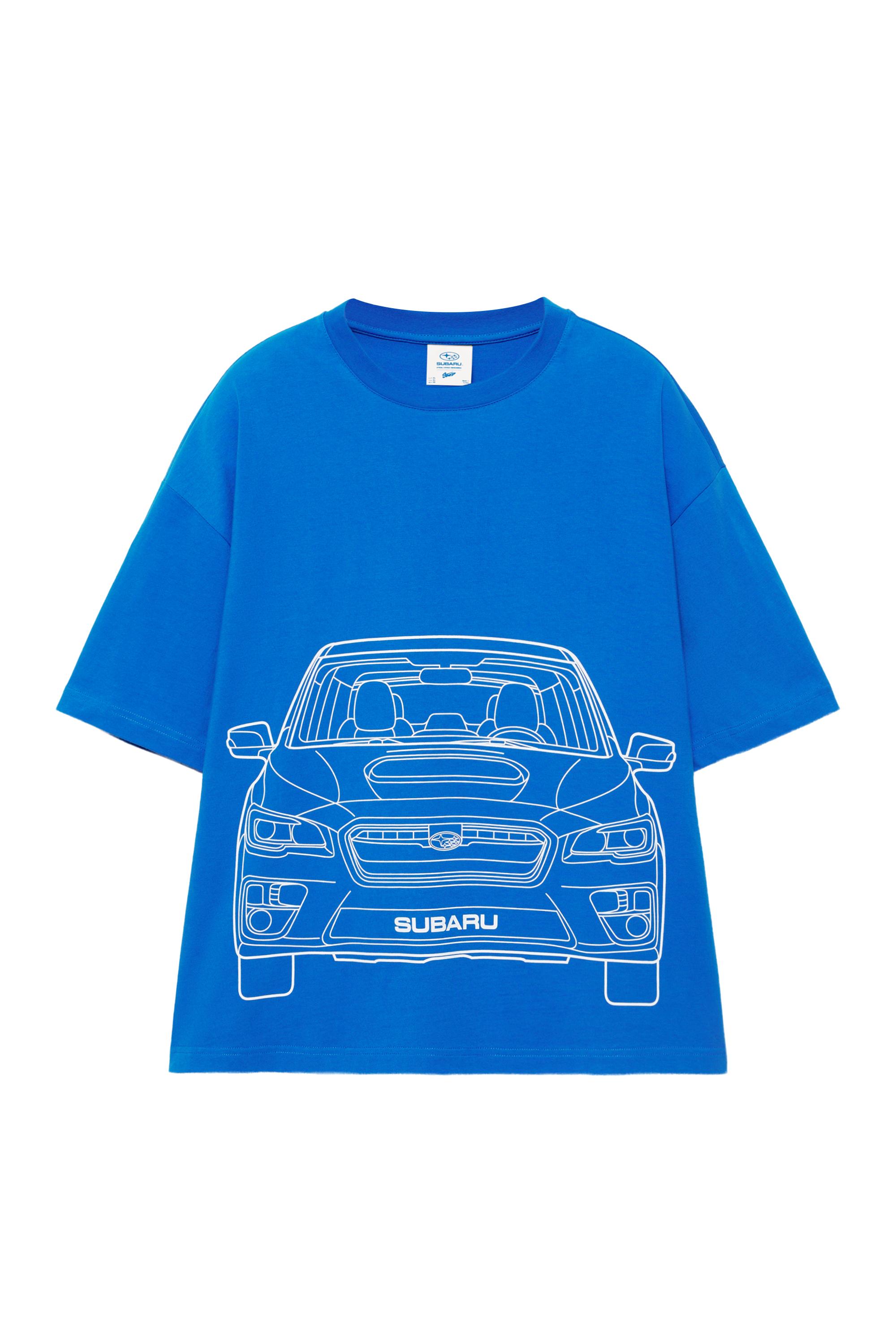 Mavi Subaru t-shirt