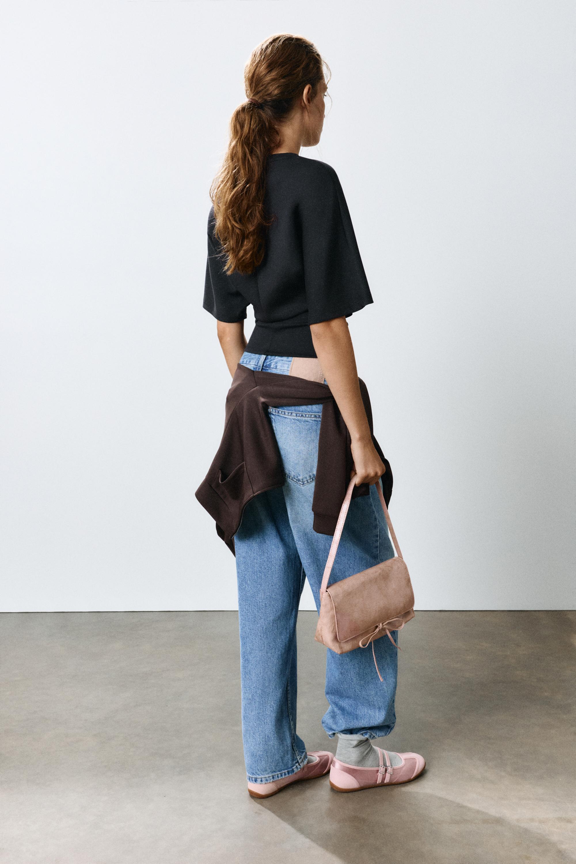 Modal batwing sleeve T-shirt — Anthracite grey