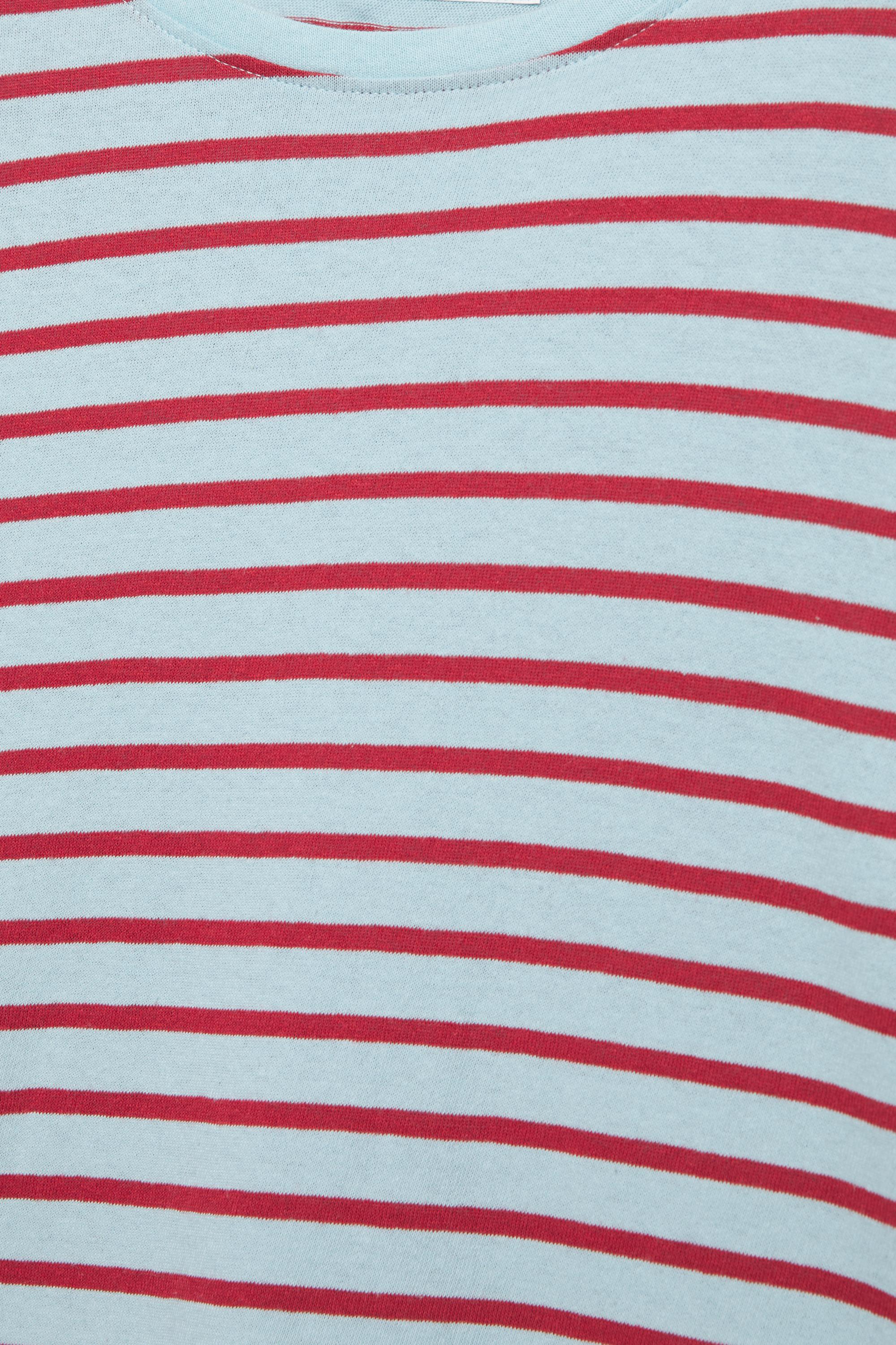 Çizgili uzun kollu t-shirt - Görsel 4