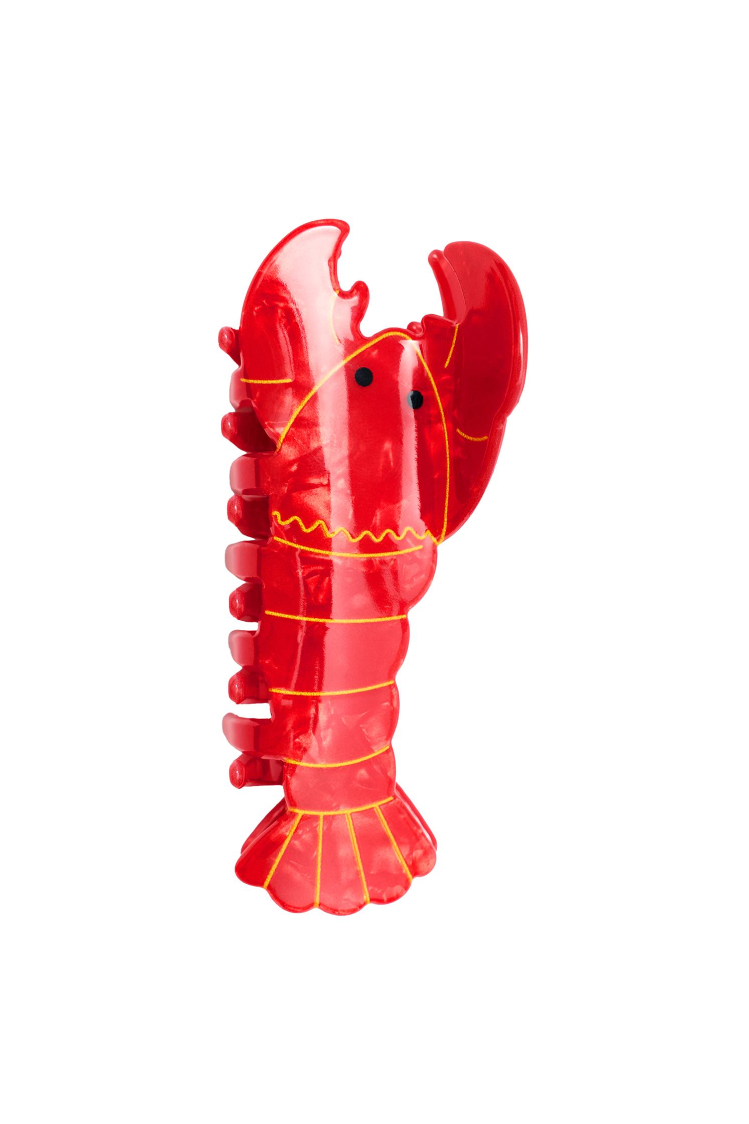 Pleasures x STWD lobster hair clip — Red
