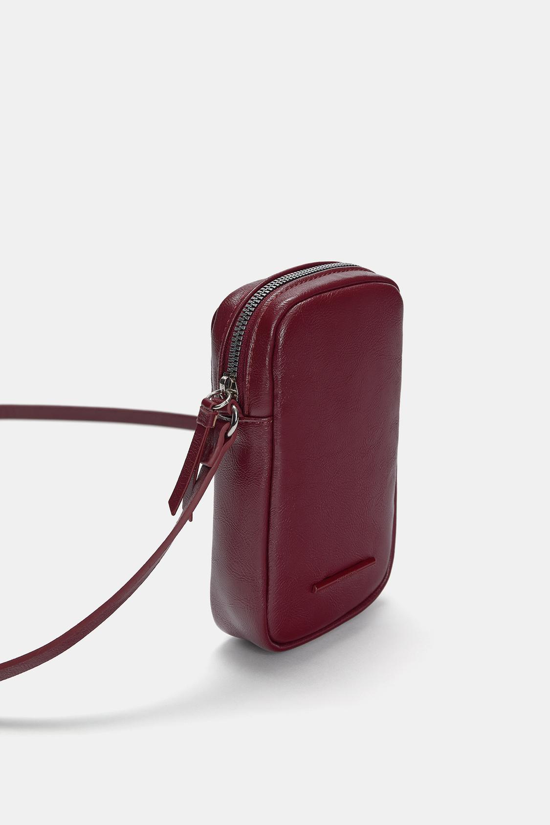 Creased-effect mobile phone bag - PULL&BEAR 