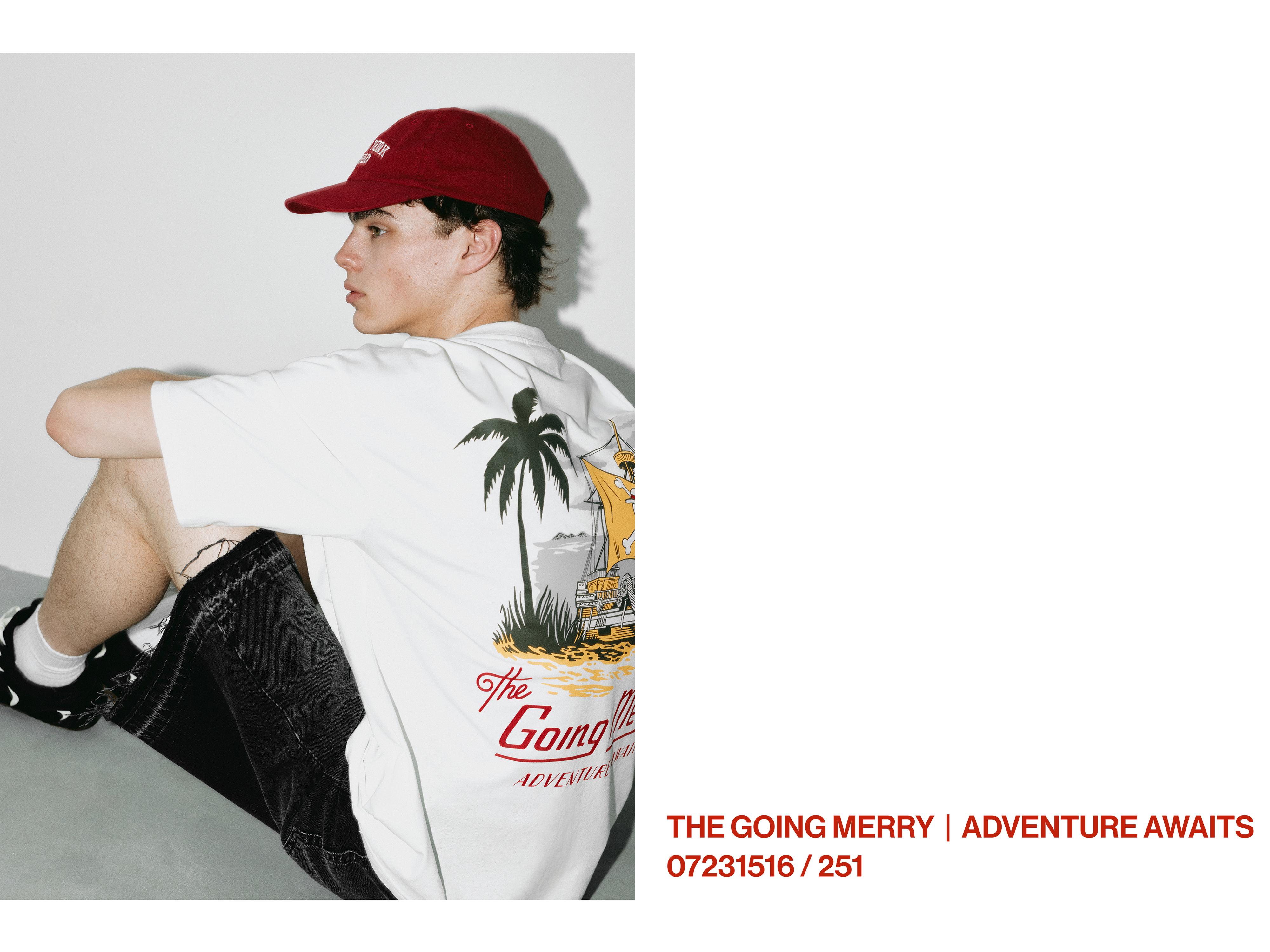 One Piece relaxed fit T-shirt — Off white