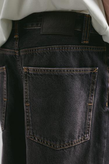 Baggy relaxed fit jeans — Faded black 4