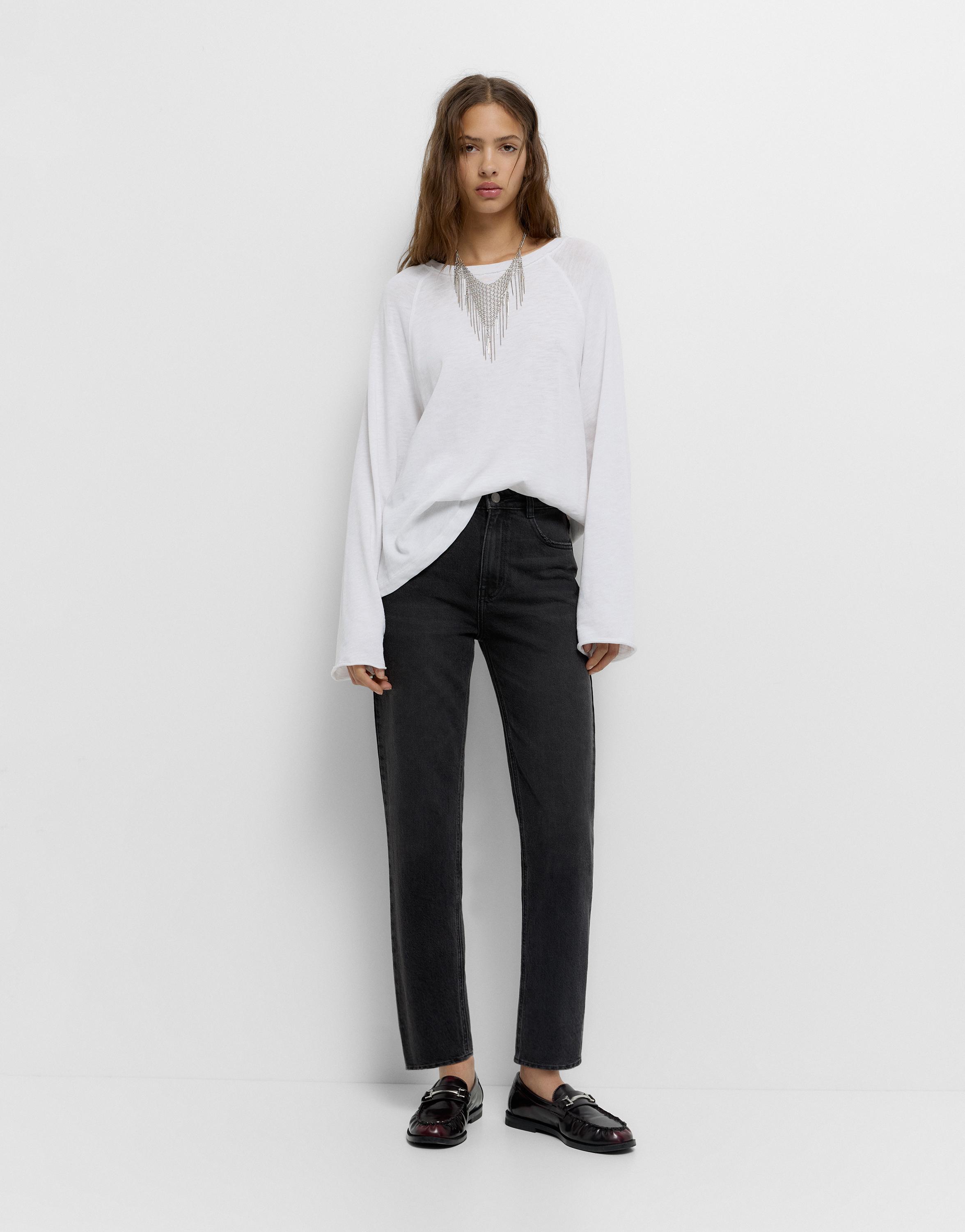 Slim fit comfort jeans — Black